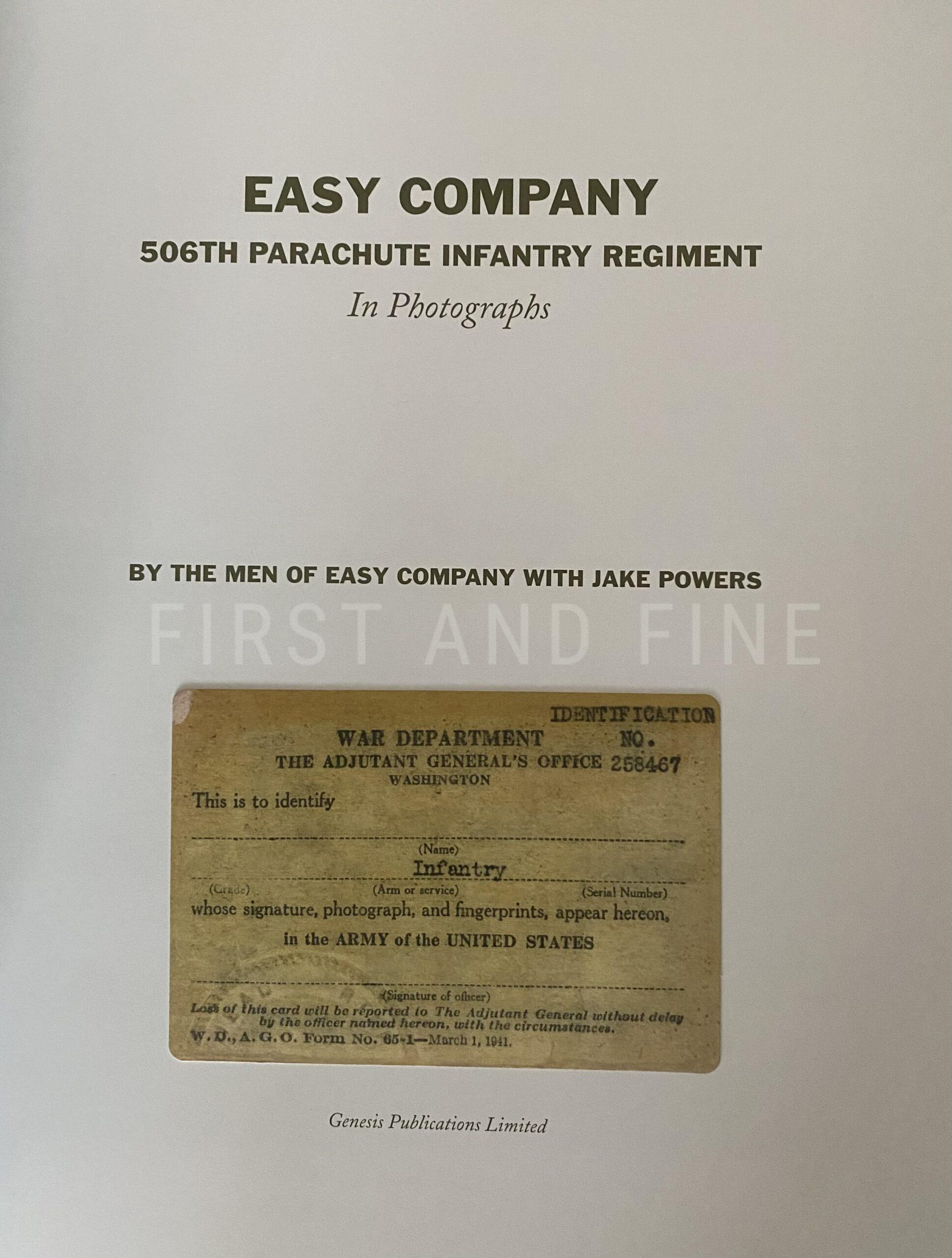 'Easy Company 506th Parachute Infantry Regiment - In Photographs', Genesis Publications signed deluxe limited edition - Image 6