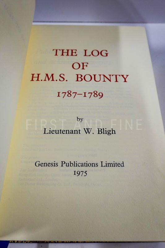 Bligh, William (1975) 'The Log of HMS Bounty 1787-89', UK signed deluxe limited edition, bound by Zaehnsdorf - Image 9