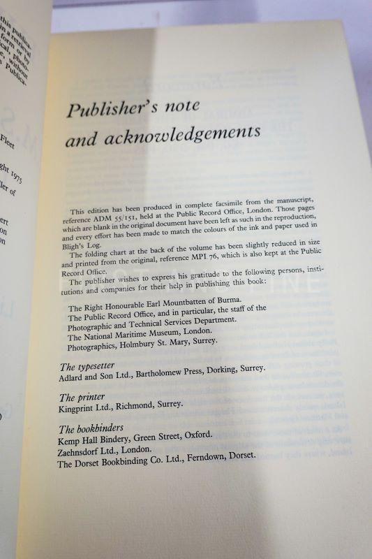 Bligh, William (1975) 'The Log of HMS Bounty 1787-89', UK signed deluxe limited edition, bound by Zaehnsdorf - Image 10
