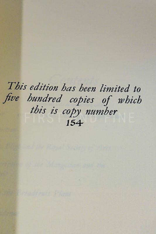 Bligh, William (1976) 'The Log of HMS Providence 1791-93', UK signed deluxe limited edition bound by Zaehnsdorf - Image 3
