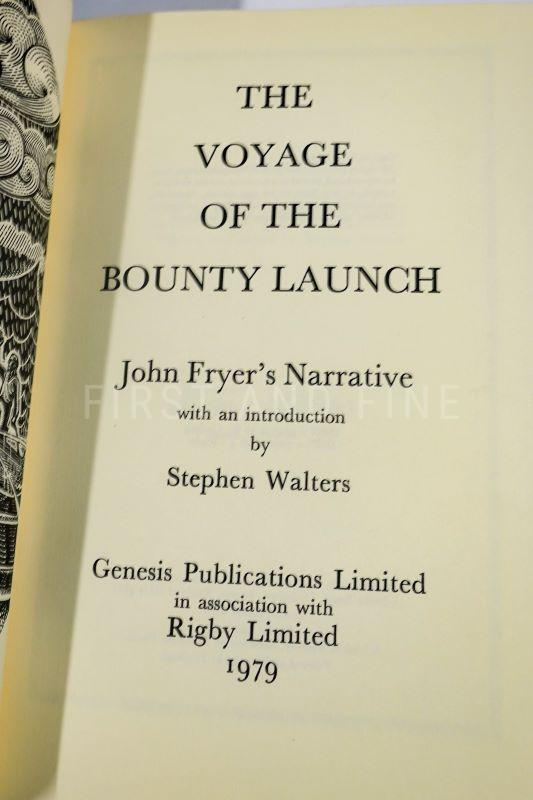 Fryer, John (1979) 'The Voyage of the Bounty Launch', UK deluxe limited edition bound by Zaehnsdorf - Image 6