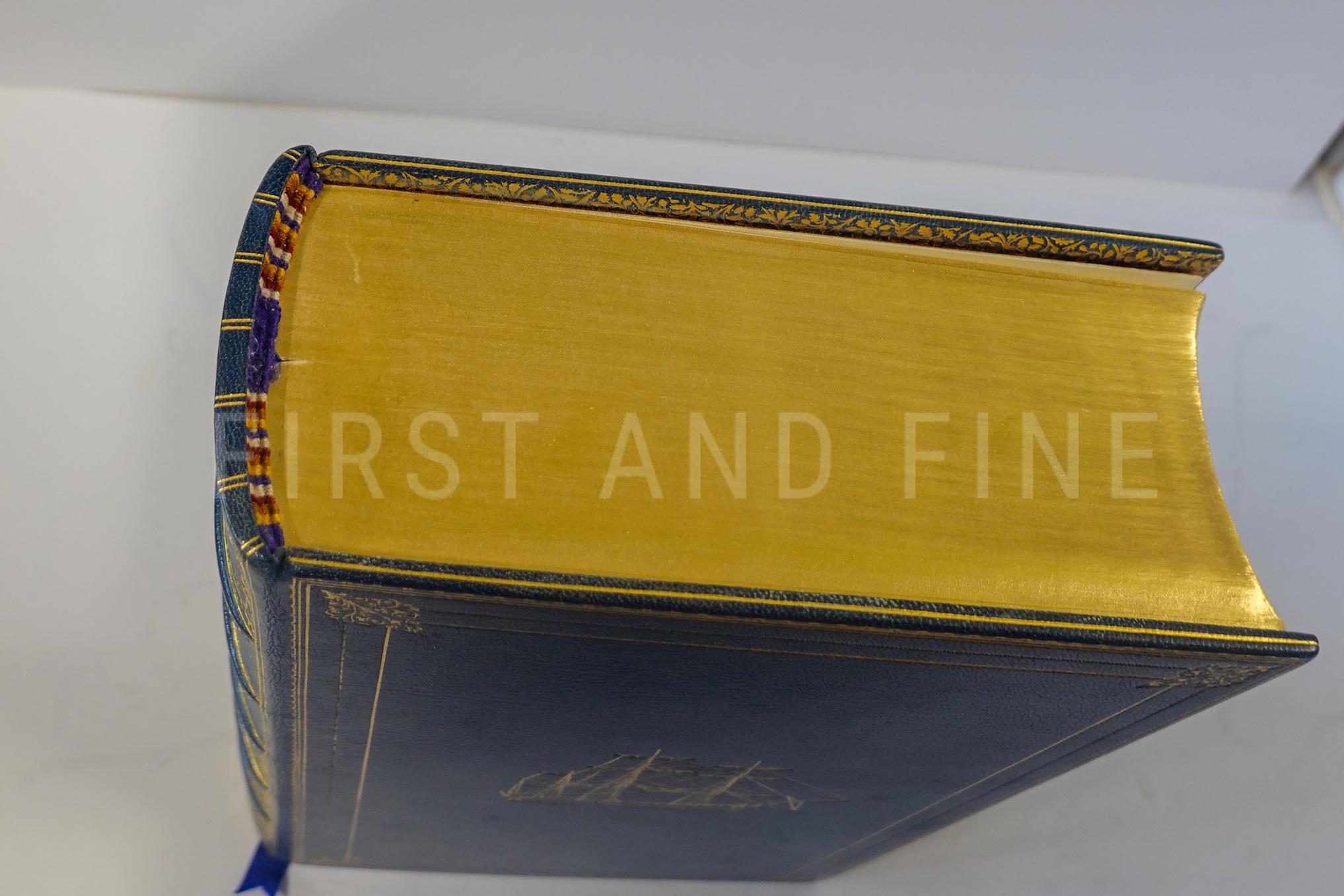 Bligh, William (1975) 'The Log of HMS Bounty 1787-89', UK signed deluxe limited edition, bound by Zaehnsdorf - Image 7