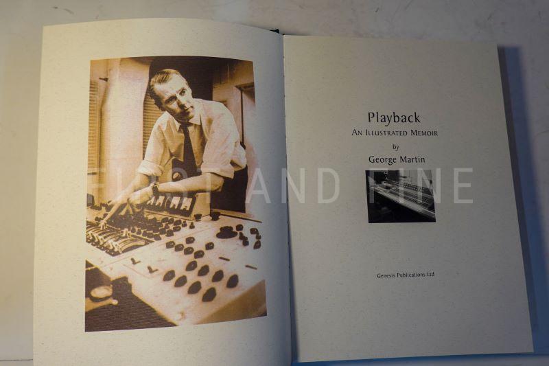 Martin, George (2002) 'Playback', UK deluxe limited edition by Genesis Publications - Image 9