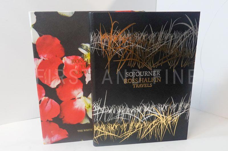 Halfin, Ross (2011) 'Sojourner - Ross Halfin Travels', UK signed limited edition, writers edition by Genesis Publications