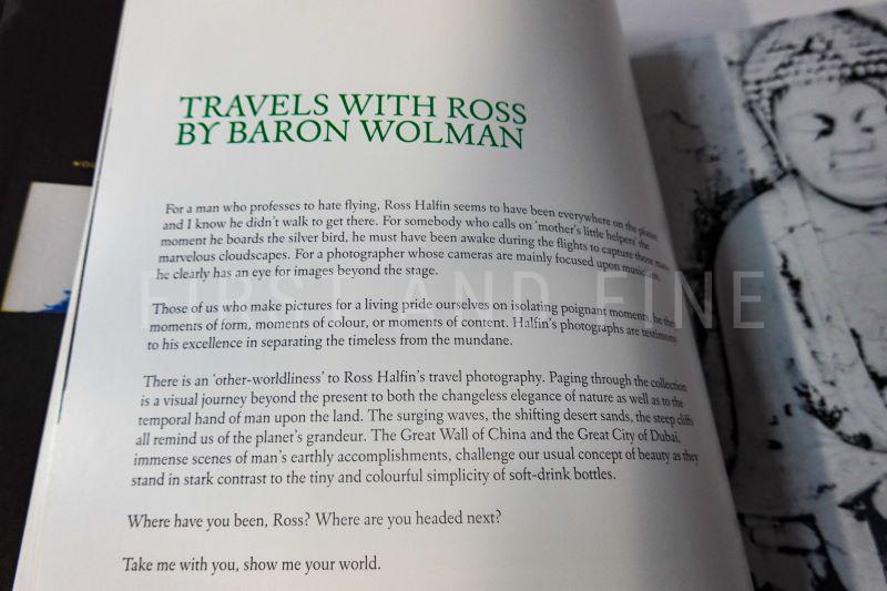 Halfin, Ross (2011) 'Sojourner - Ross Halfin Travels', UK signed limited edition, writers edition by Genesis Publications - Image 12