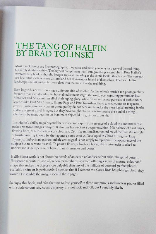 Halfin, Ross (2011) 'Sojourner - Ross Halfin Travels', UK signed limited edition, writers edition by Genesis Publications - Image 13