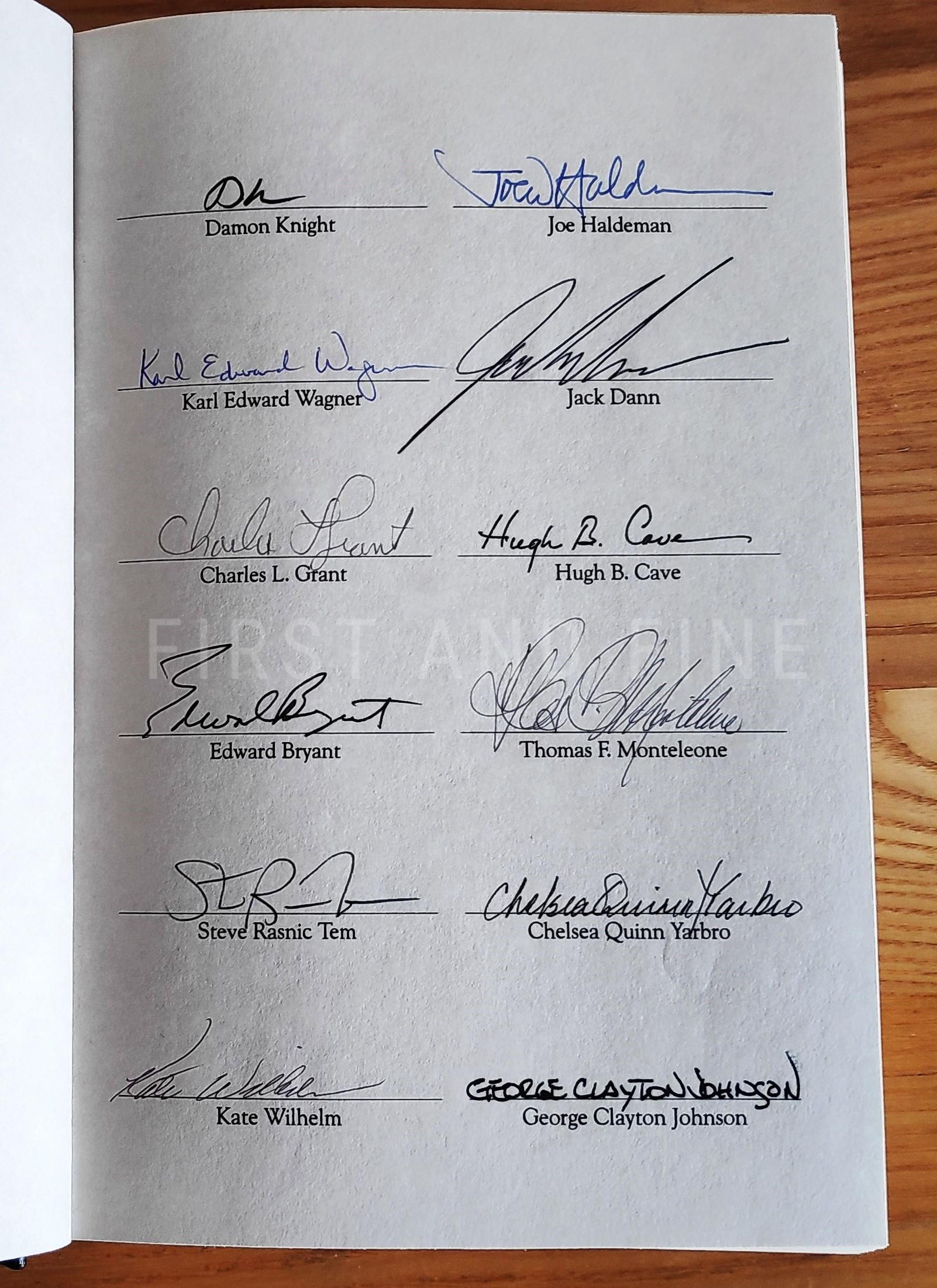Etchison, Dennis (1991) 'The Complete Masters of Darkness', US signed limited edition, signed by Stephen King et al. - Image 3