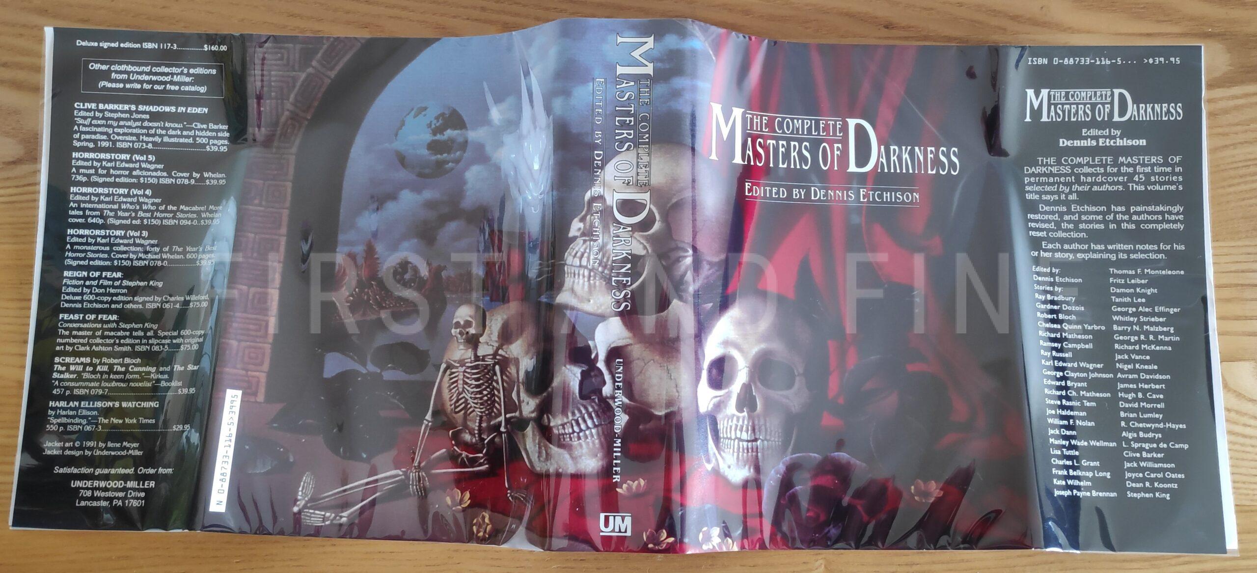 Etchison, Dennis (1991) 'The Complete Masters of Darkness', US signed limited edition, signed by Stephen King et al. - Image 9