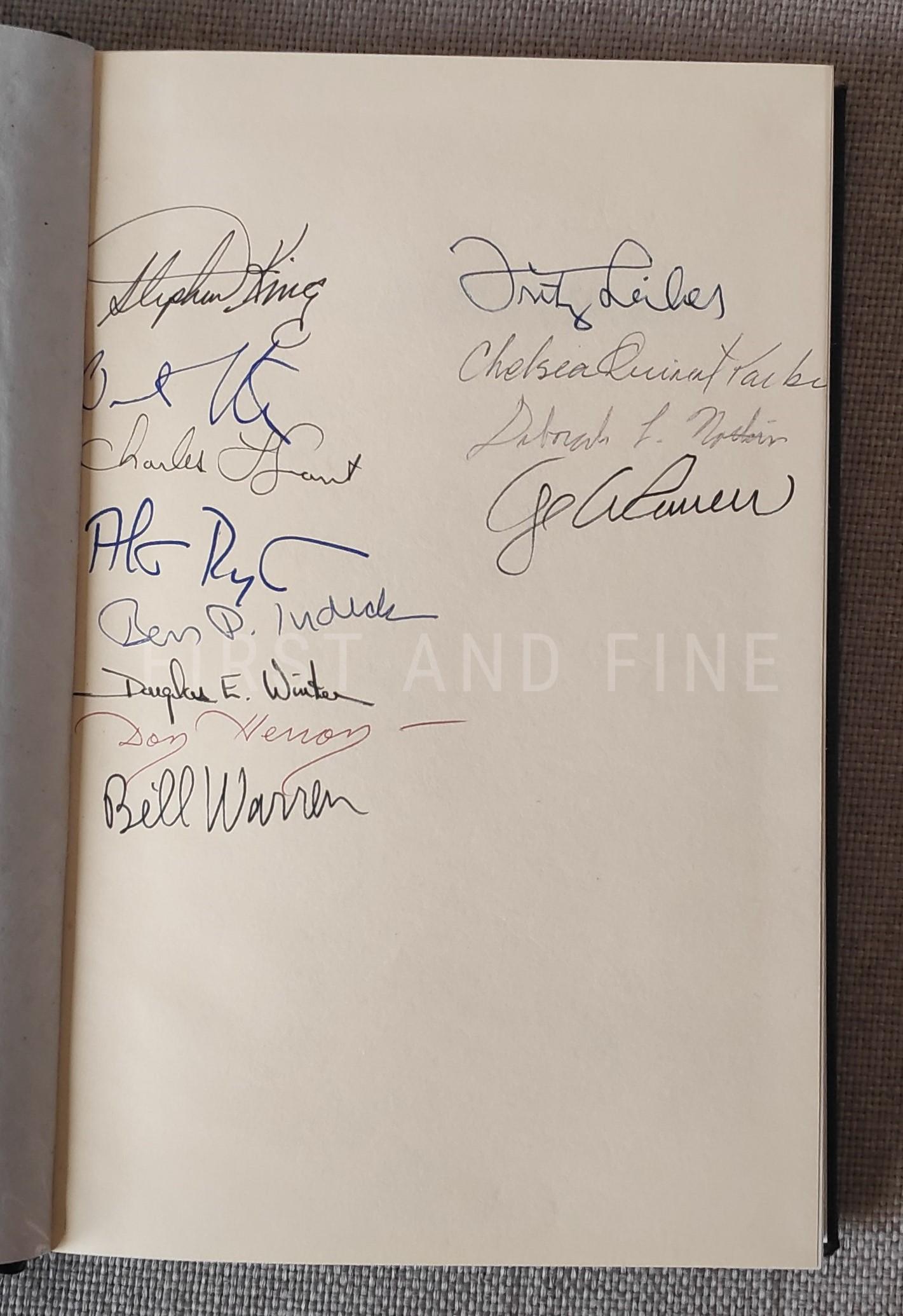 Underwood, Tim; and Miller, Chuck (eds); King, Stephen (1982) 'Fear Itself: The Horror Fiction of Stephen King', signed limited edition, presentation copy also signed by George Romero - Image 2