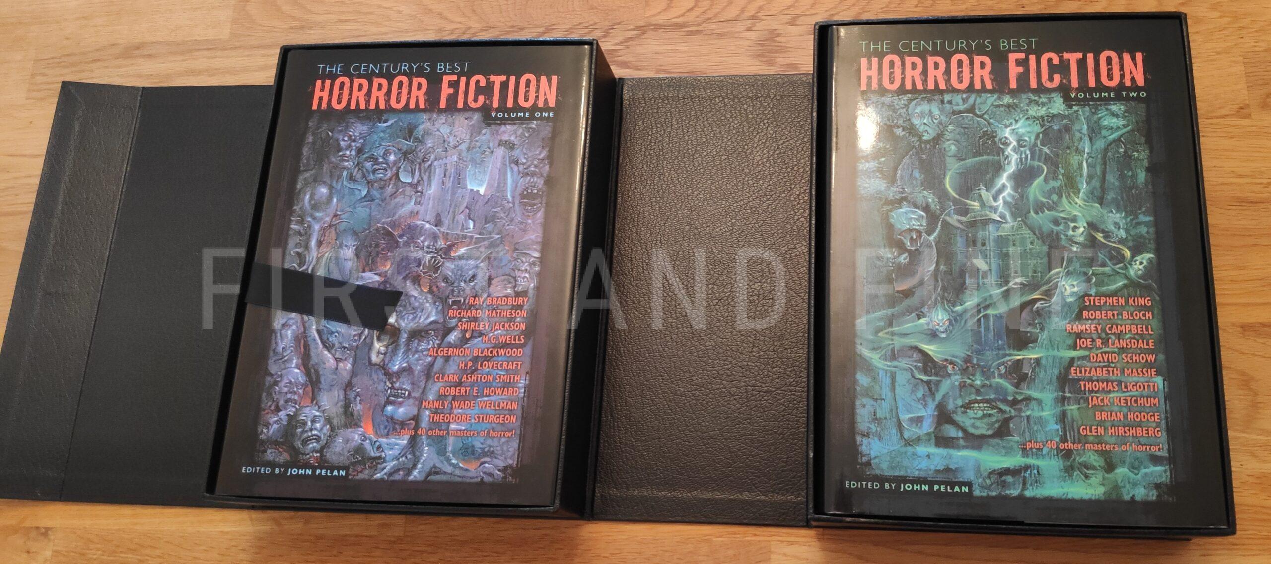 Pelan, John (ed); King, Stephen (author et al) (2011) 'The Century's Best Horror Fiction', US signed lettered limited edition