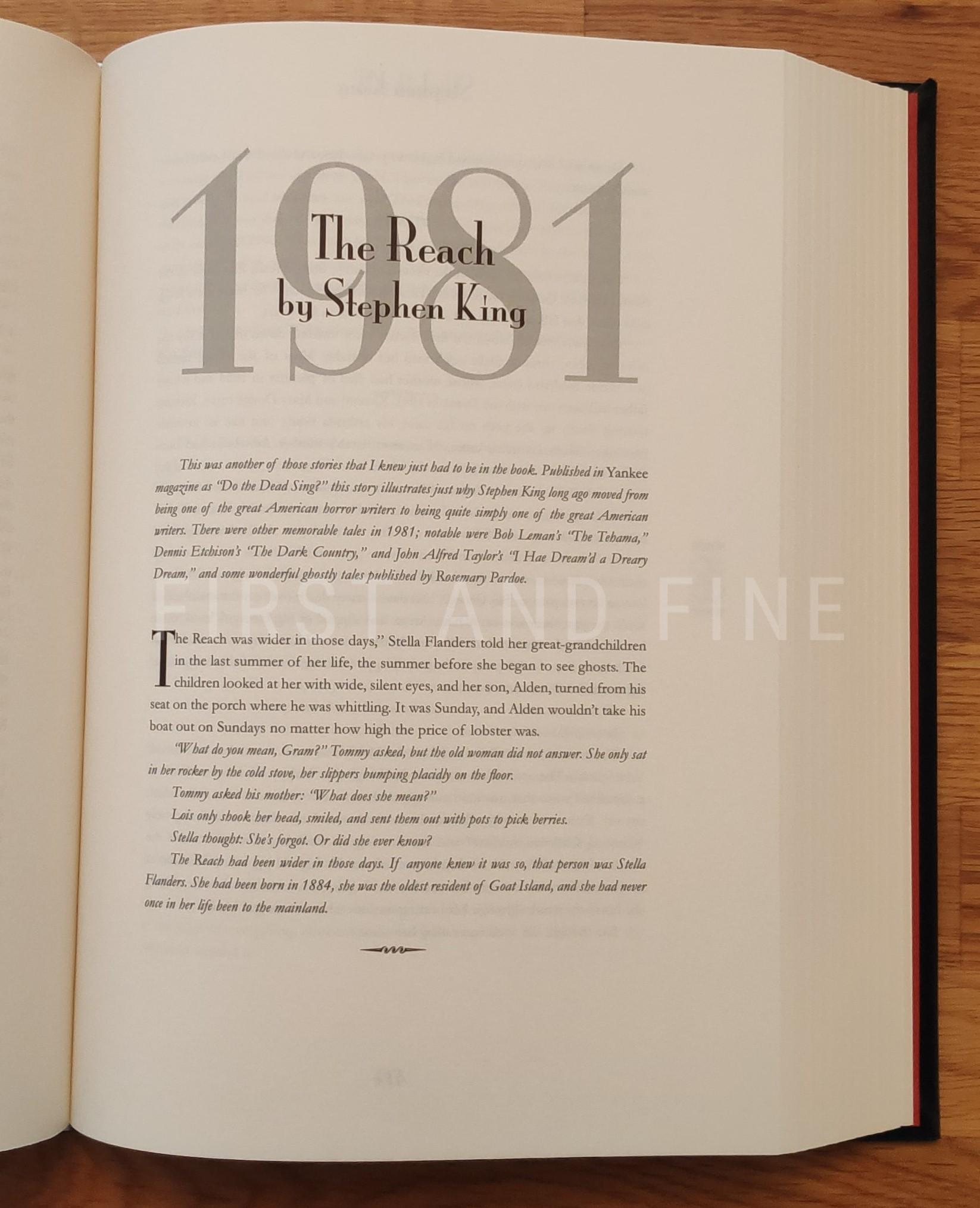 Pelan, John (ed); King, Stephen (author et al) (2011) 'The Century's Best Horror Fiction', US signed lettered limited edition - Image 3