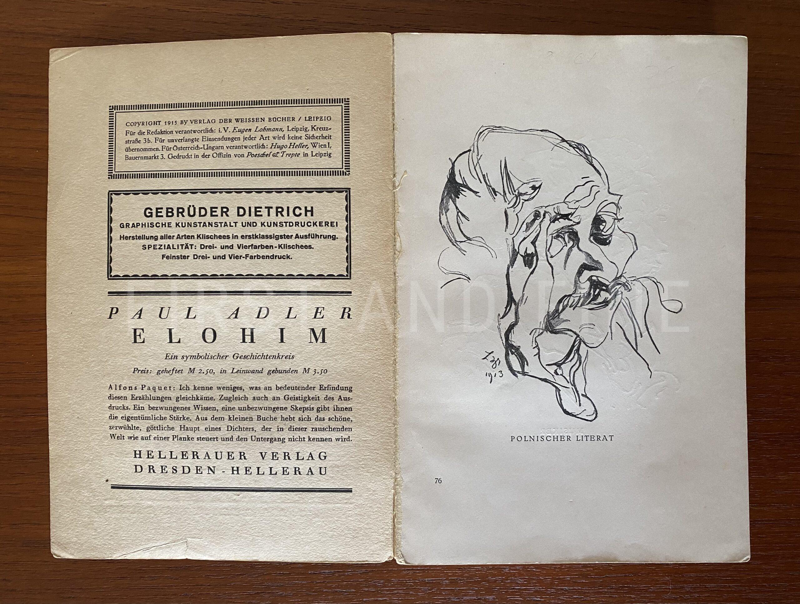 Kafka, Franz (1915) 'Die Verwandlung / Metamorphosis', true first edition/ publication in the original German language - Image 2