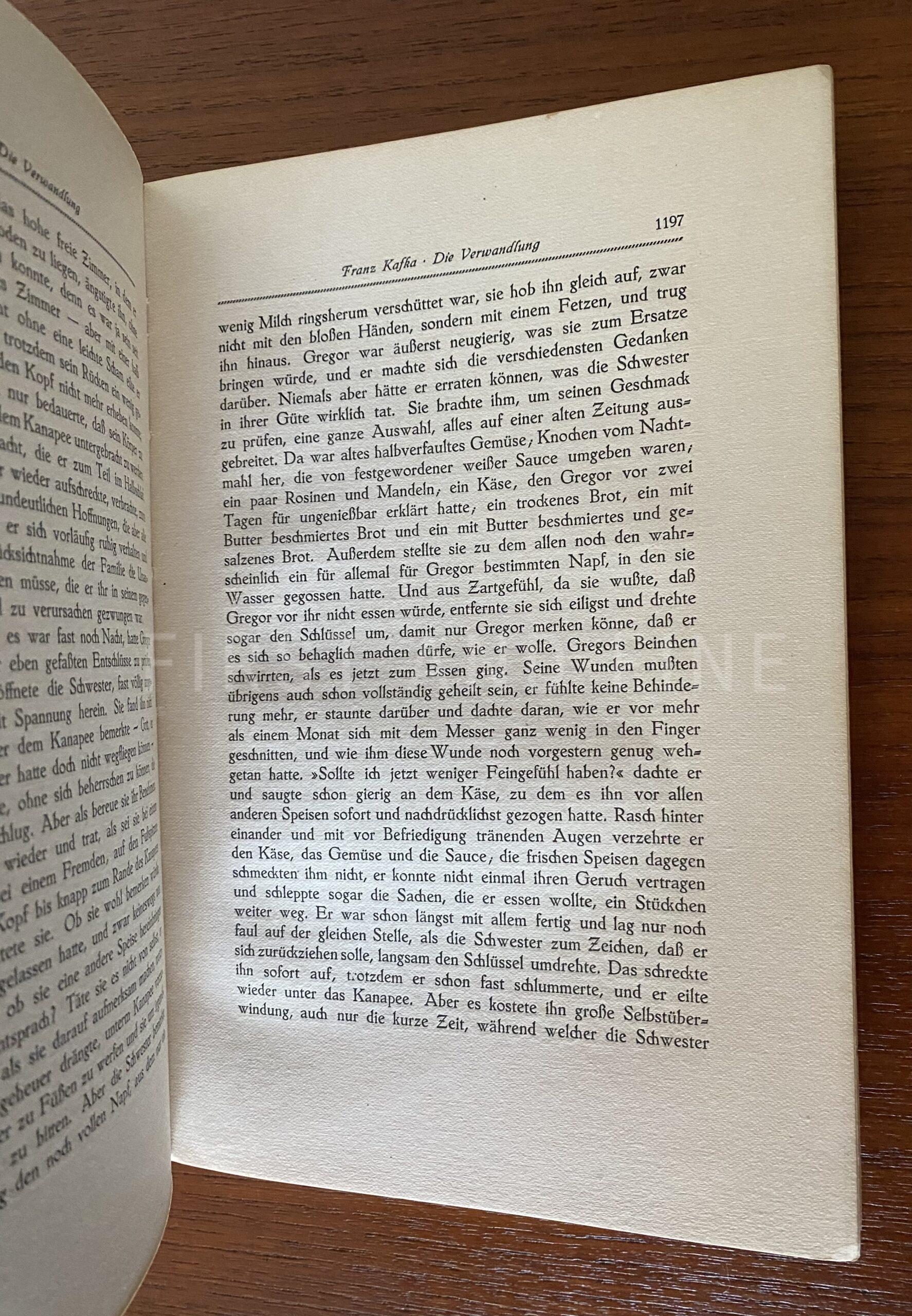 Kafka, Franz (1915) 'Die Verwandlung / Metamorphosis', true first edition/ publication in the original German language - Image 4