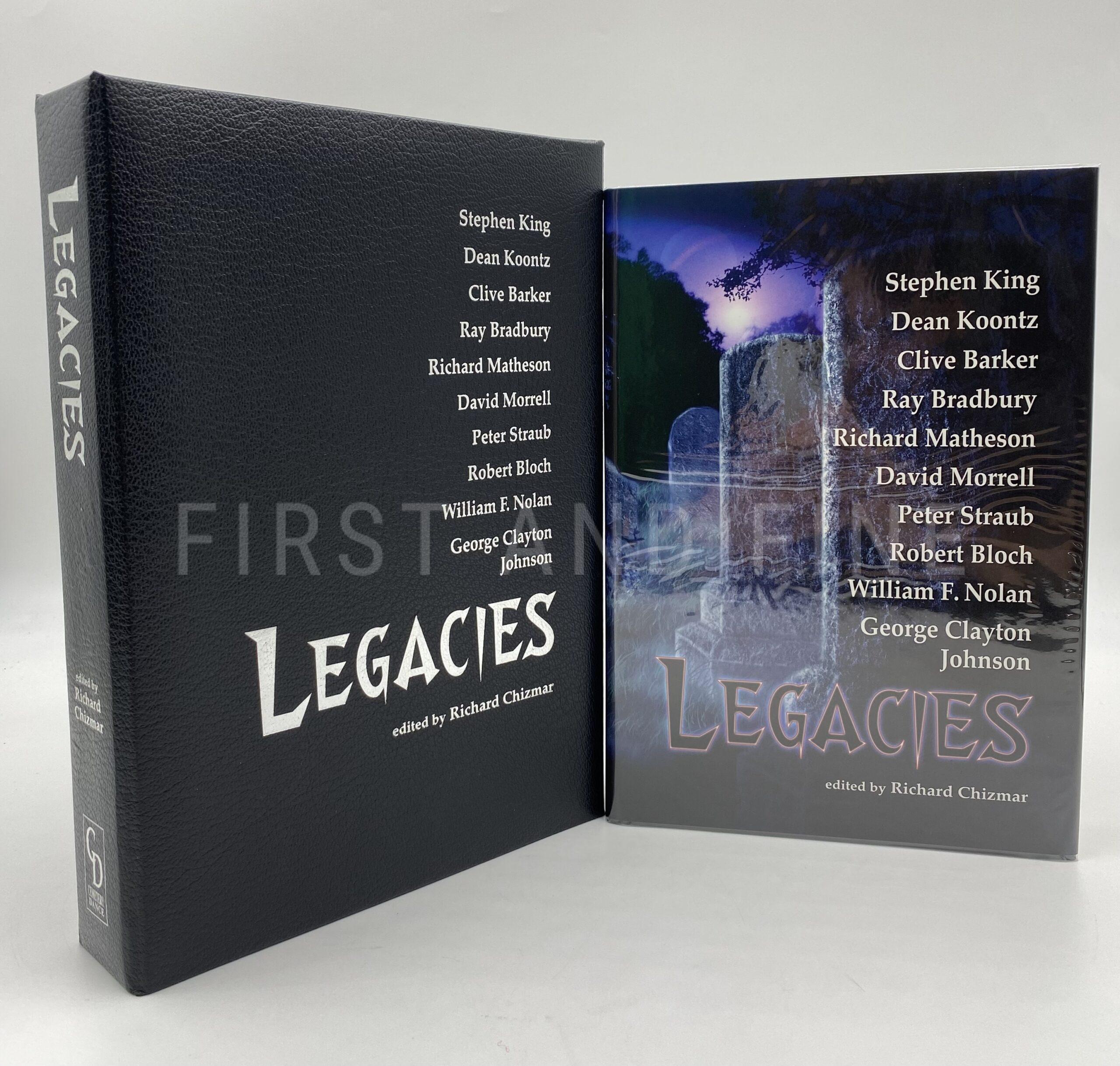 Richard Chizmar (editor, 2010); King, Stephen (author et al.) ‘Legacies‘, US signed lettered limited edition