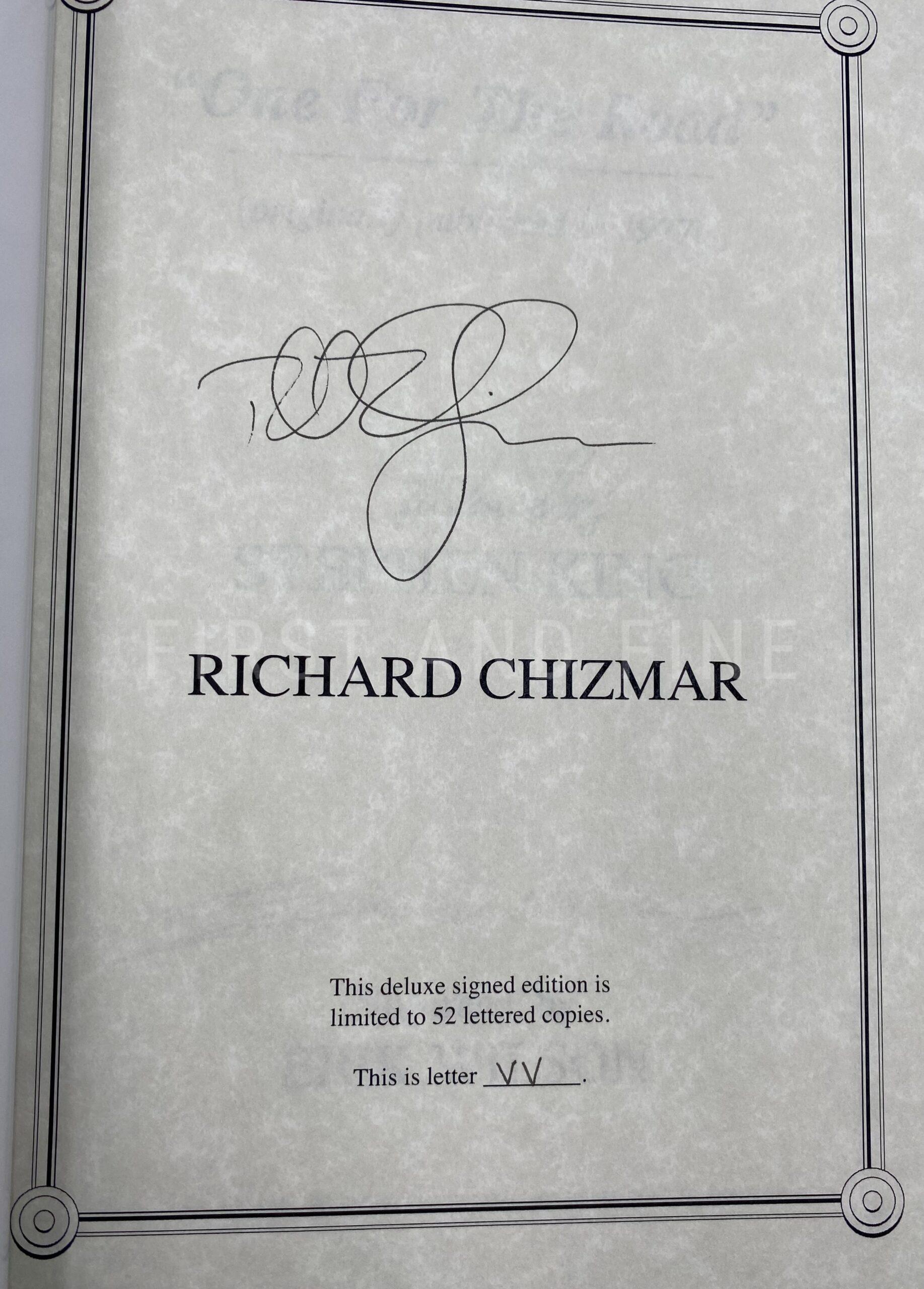 Richard Chizmar (editor, 2010); King, Stephen (author et al.) ‘Legacies‘, US signed lettered limited edition - Image 2