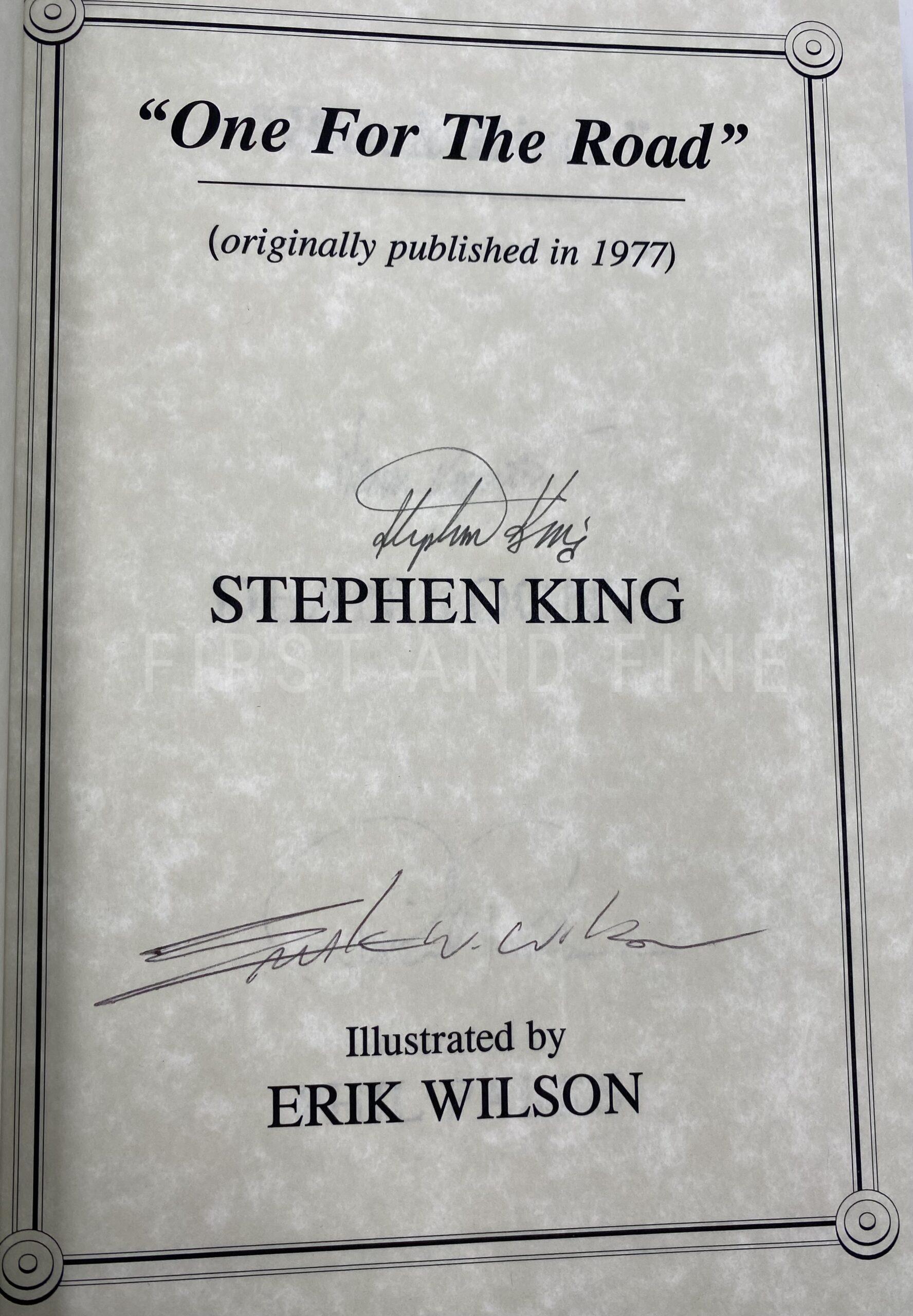 Richard Chizmar (editor, 2010); King, Stephen (author et al.) ‘Legacies‘, US signed lettered limited edition - Image 3