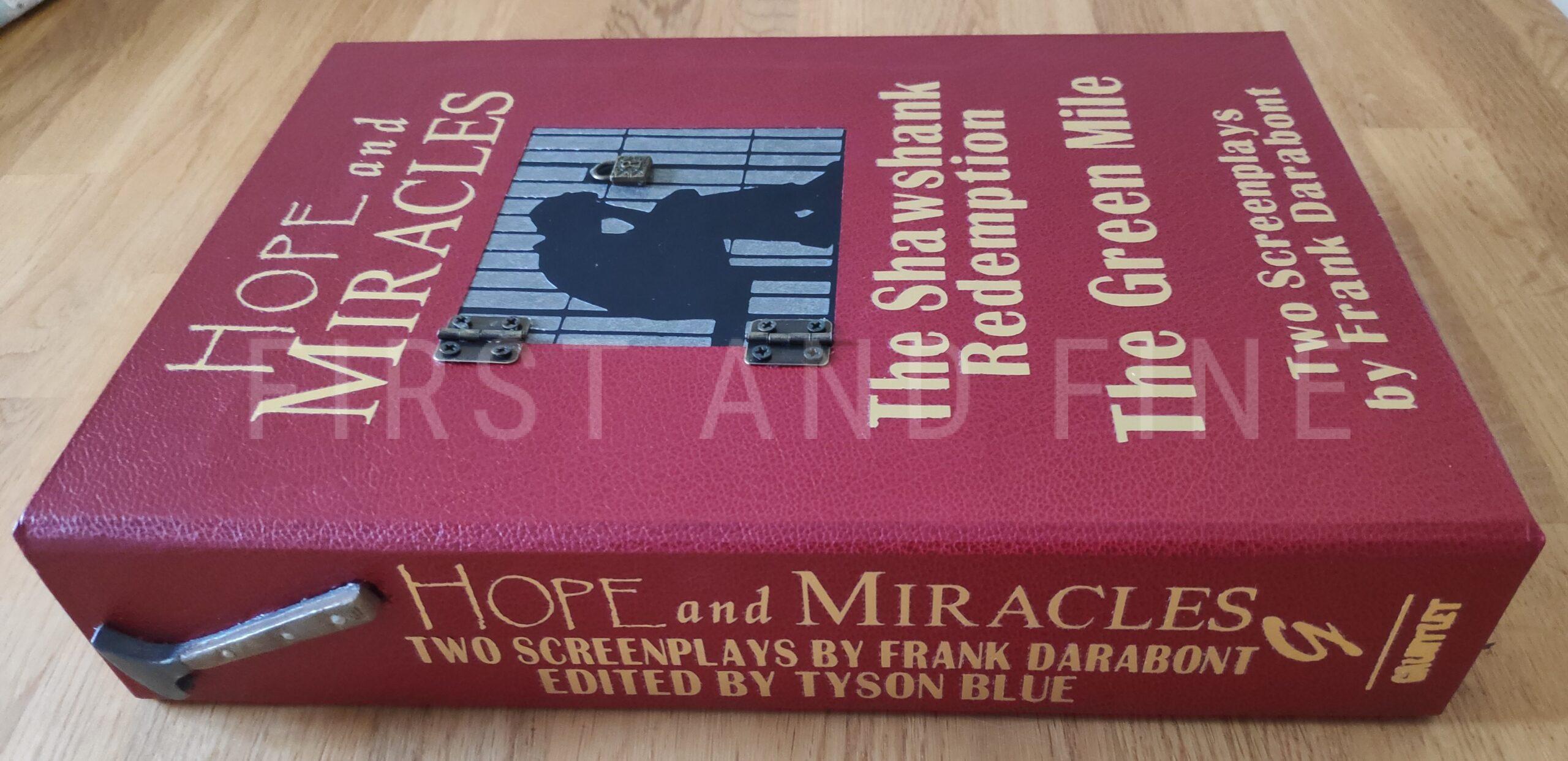 Blue, Tyson (editor) (2020) 'Hope and Miracles - Two Screenplays by Frank Darabont: The Shawshank Redemption and the Green Mile', US signed deluxe (lettered) limited edition, signed by Stephen King, Tom Hanks, Morgan Freeman and others - Image 6