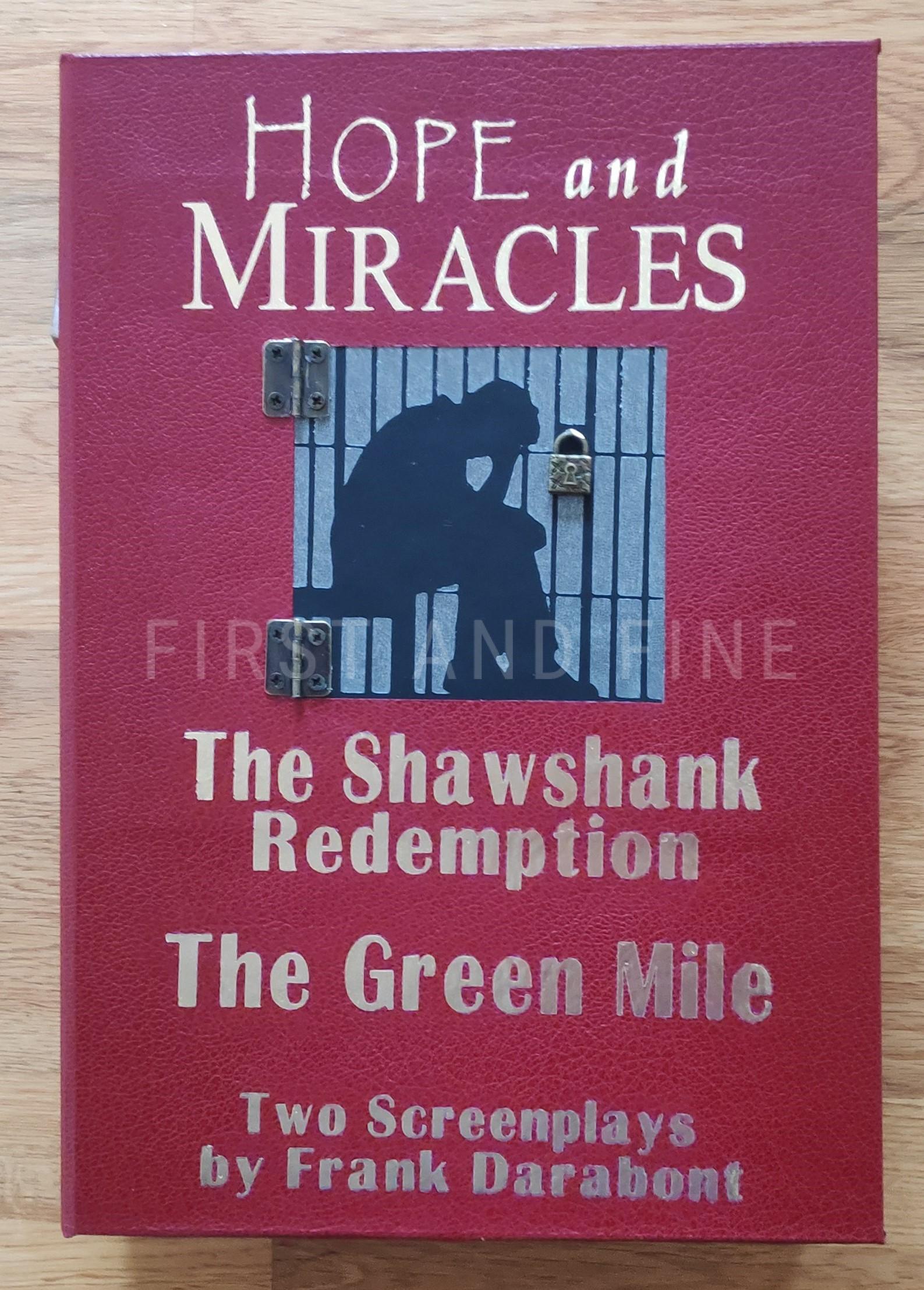 Blue, Tyson (editor) (2020) 'Hope and Miracles - Two Screenplays by Frank Darabont: The Shawshank Redemption and the Green Mile', US signed deluxe (lettered) limited edition, signed by Stephen King, Tom Hanks, Morgan Freeman and others - Image 7