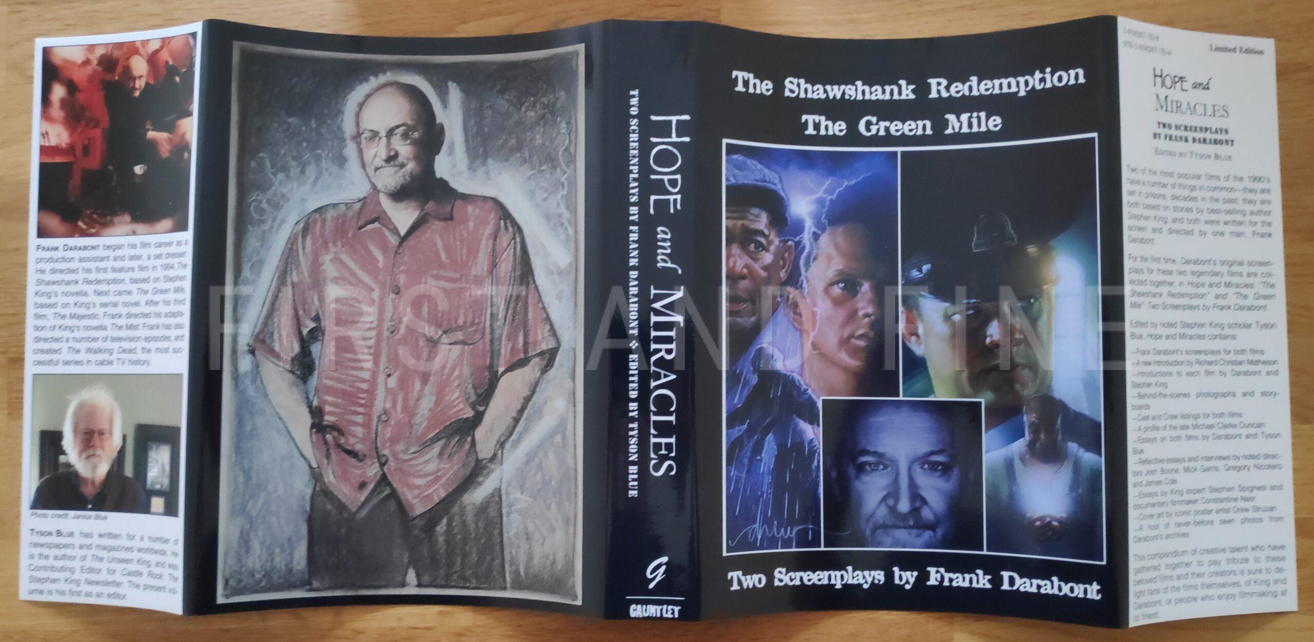 Blue, Tyson (editor) (2020) 'Hope and Miracles - Two Screenplays by Frank Darabont: The Shawshank Redemption and the Green Mile', US signed deluxe (lettered) limited edition, signed by Stephen King, Tom Hanks, Morgan Freeman and others - Image 11