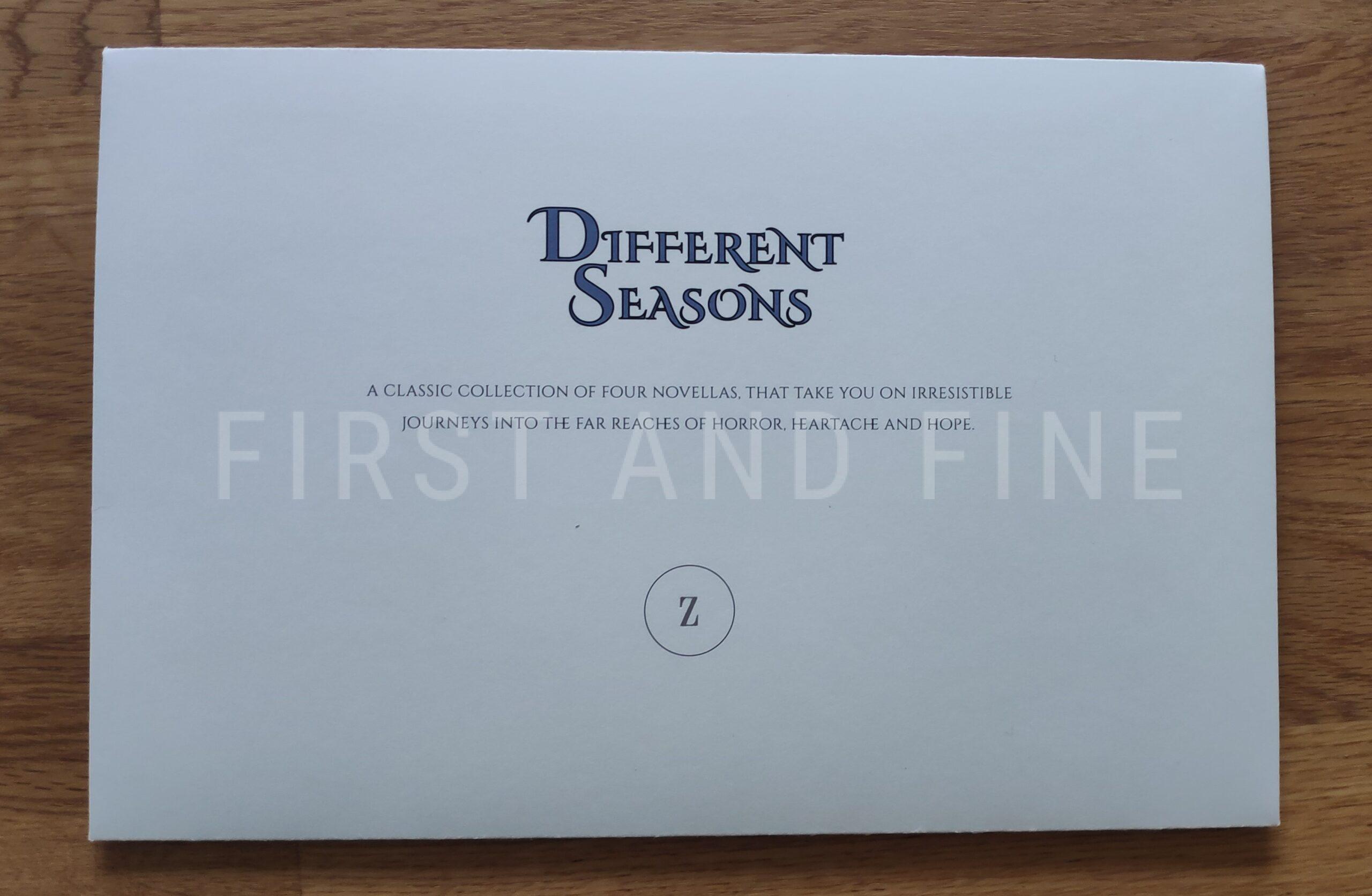 King, Stephen (2023) 'Different Seasons', UK signed deluxe/ lettered limited edition - Image 10