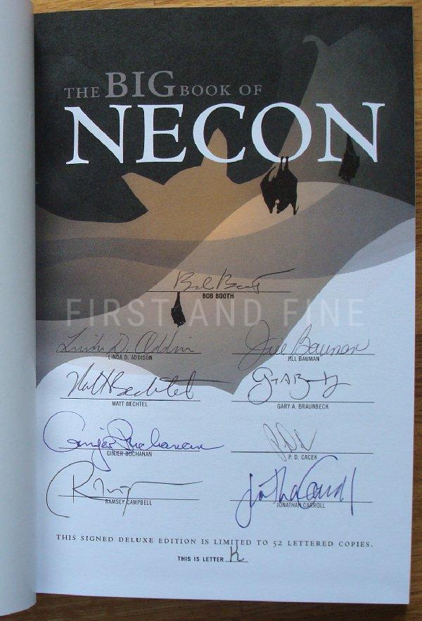 Booth, Bob (2011) 'The Big Book of Necon', US signed deluxe/ lettered limited edition, signed by Stephen King et al - Image 2