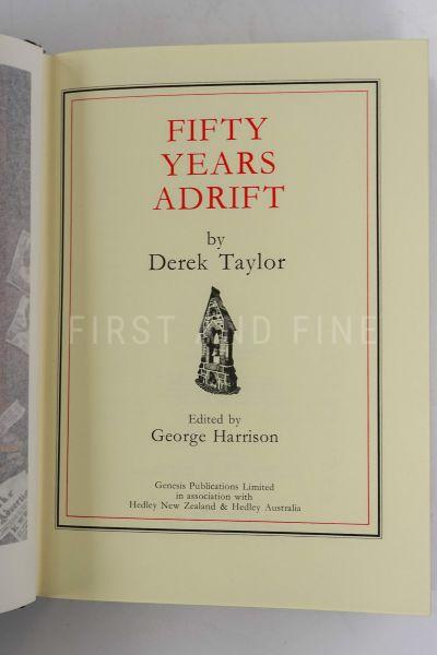 Taylor, Derek; Harrison, George (1984) 'Fifty Years Adrift', UK signed limited edition by Genesis Publications - Image 9