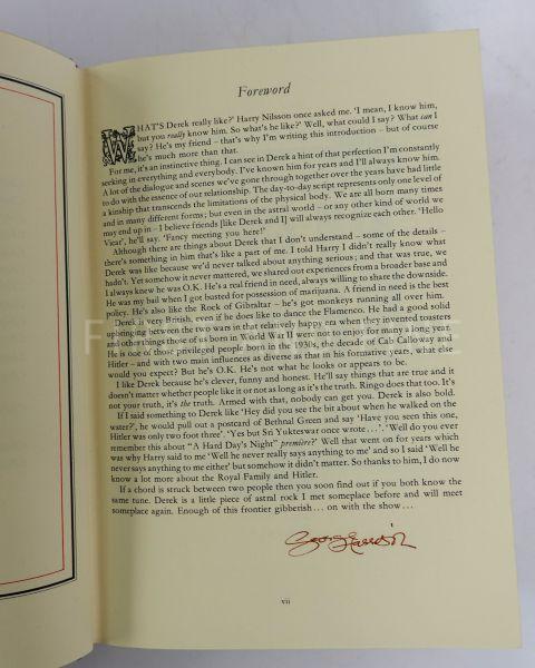 Taylor, Derek; Harrison, George (1984) 'Fifty Years Adrift', UK signed limited edition by Genesis Publications - Image 3