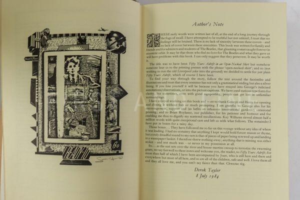 Taylor, Derek; Harrison, George (1984) 'Fifty Years Adrift', UK signed limited edition by Genesis Publications - Image 13