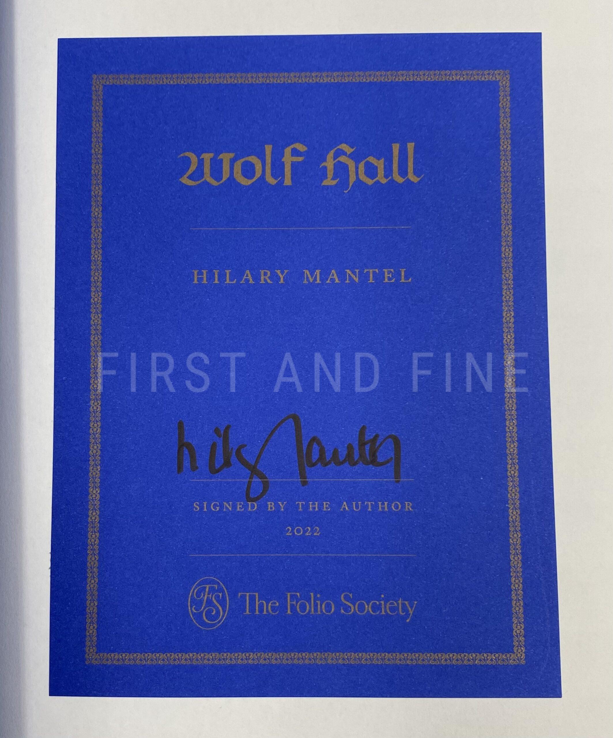 Mantel, Hilary (2022) 'Wolf Hall', UK signed illustrated edition by The Folio Society - Image 2