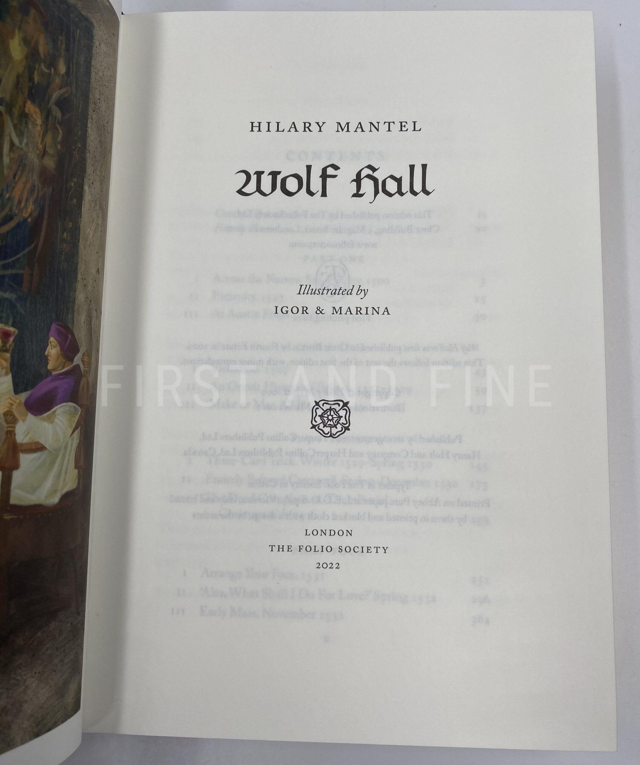 Mantel, Hilary (2022) 'Wolf Hall', UK signed illustrated edition by The Folio Society - Image 6