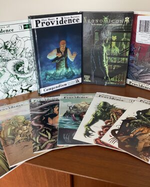 Moore, Alan; Burrows, Jacen (2021) 'Providence Compendium', US double signed limited edition, with 'Neonomicon' signed limited and extras