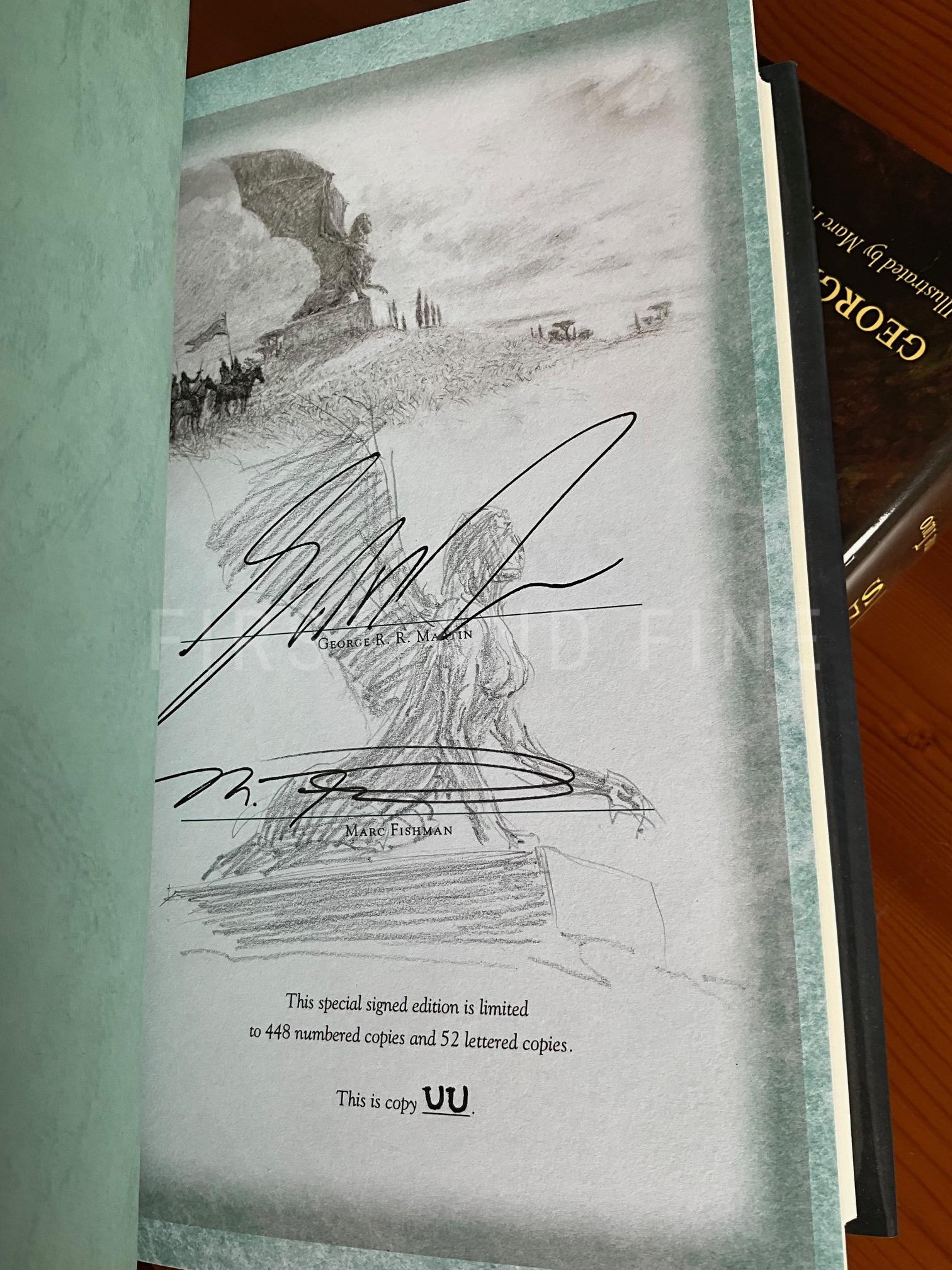 Martin, George R.R. (2014 - ongoing) 'A Song of Ice and Fire/ Game of Thrones', US signed lettered limited edition - Image 4