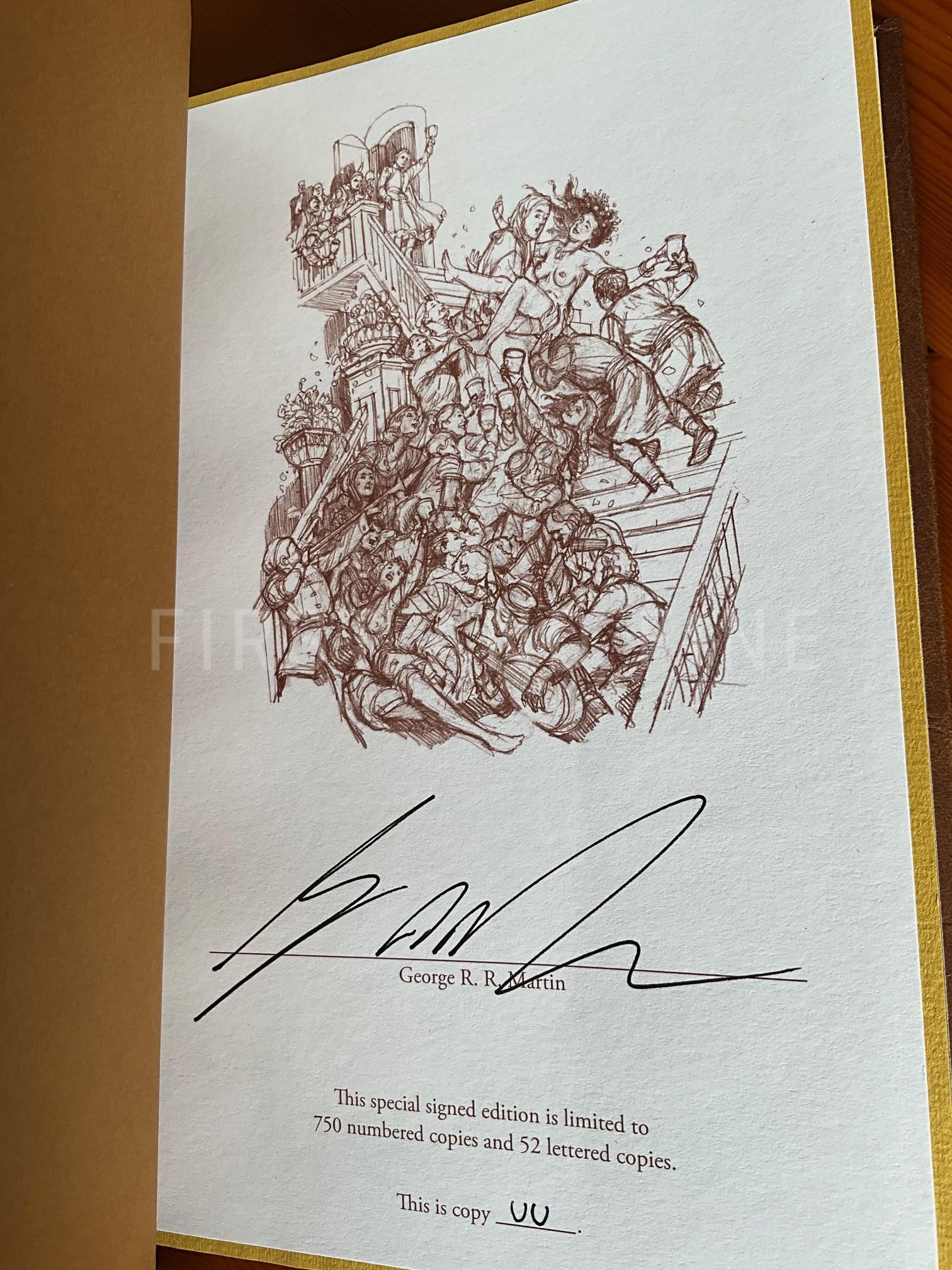 Martin, George R.R. (2014 - ongoing) 'A Song of Ice and Fire/ Game of Thrones', US signed lettered limited edition - Image 8