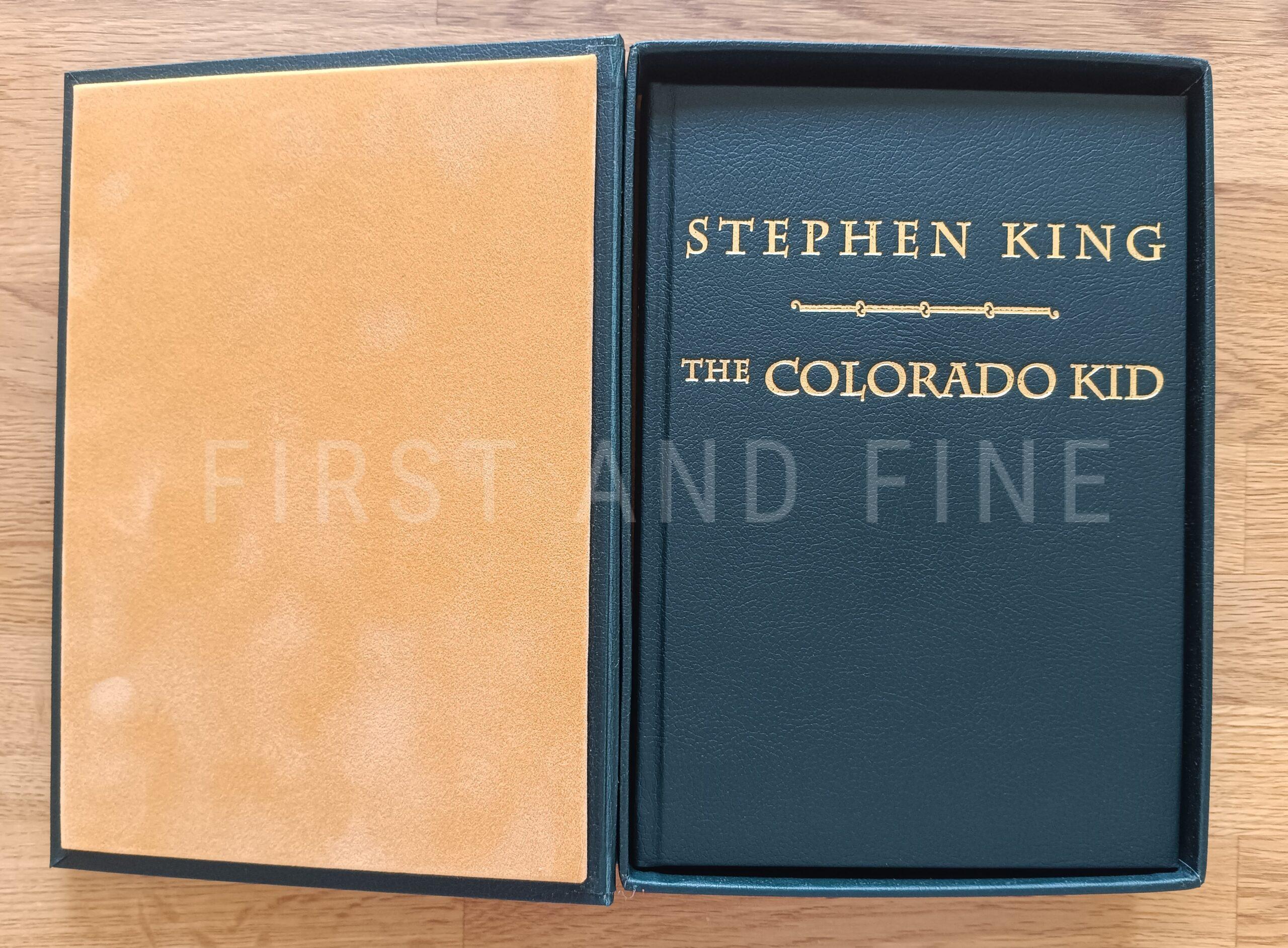 King, Stephen (2007) 'Colorado Kid', UK signed deluxe limited edition (green version) - Image 4