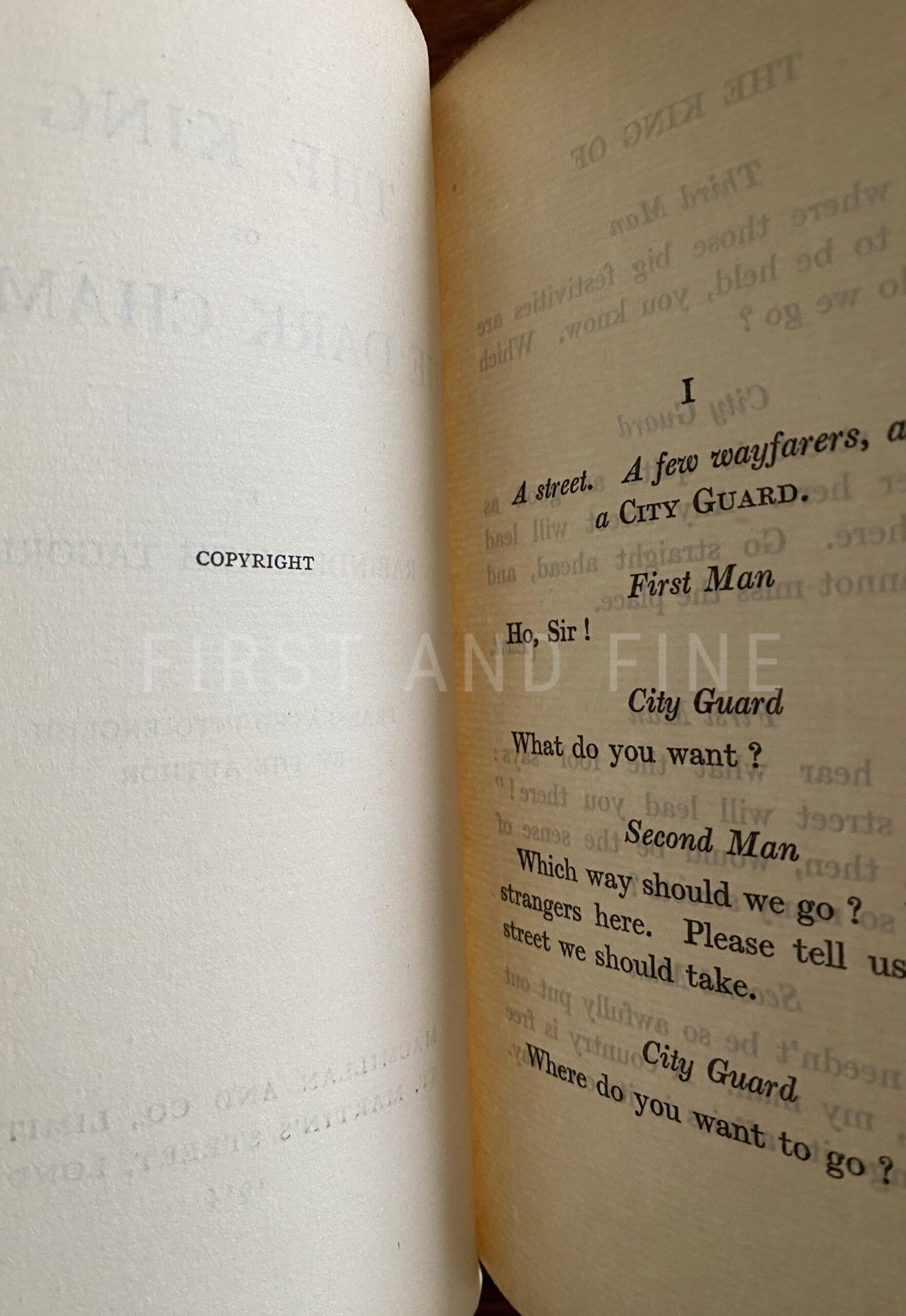 Tagore, Rabindranath (1914) 'The King of the Dark Chamber', UK first edition - Image 3