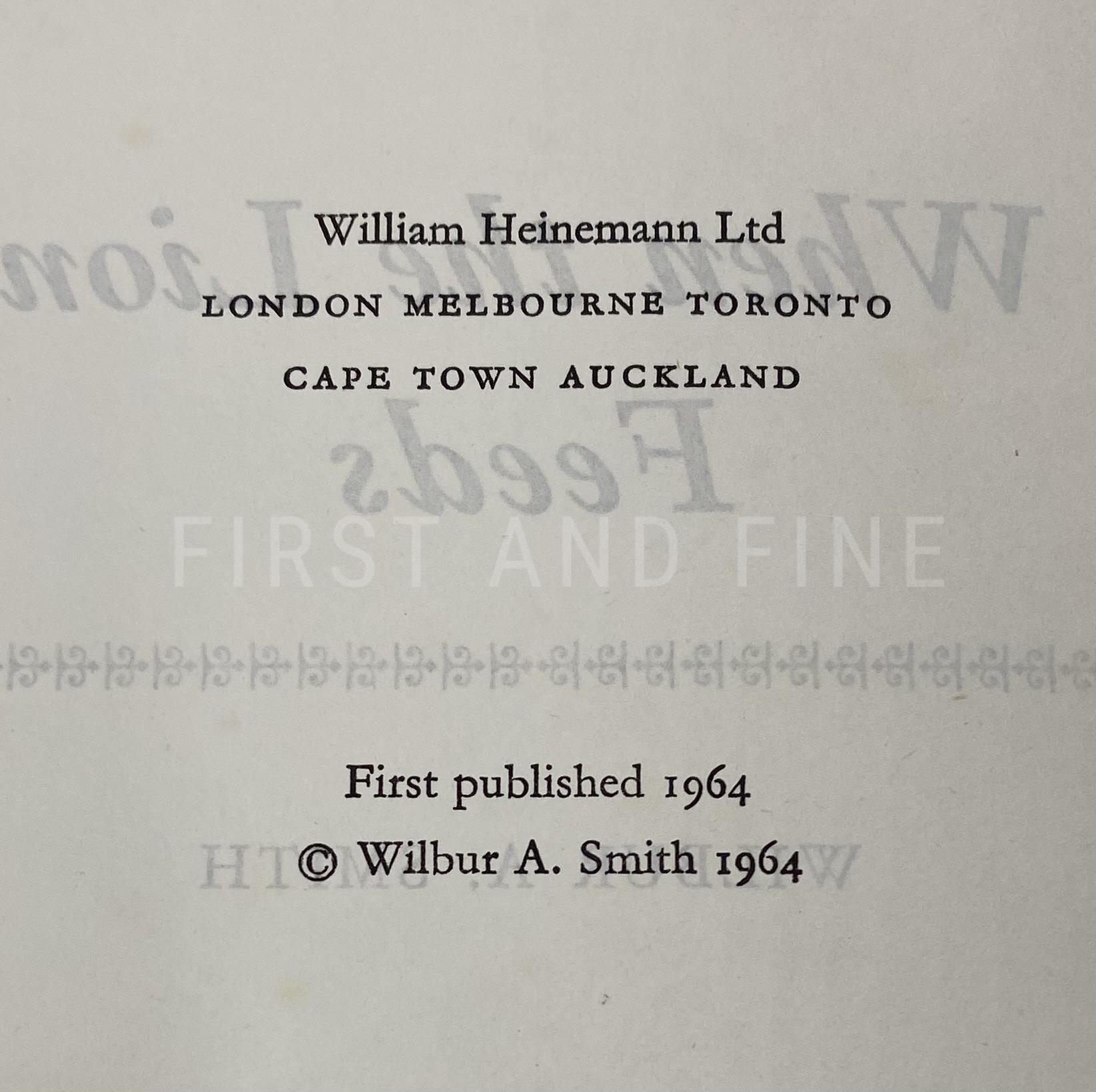 Smith, Wilbur (1964) 'When the Lion Feeds', UK signed first edition with very early signature - Image 3