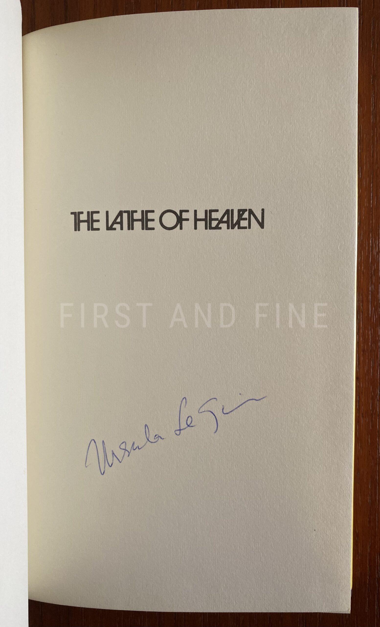 Le Guin, Ursula K. (1972) 'The Lathe of Heaven', UK signed first edition - Image 2