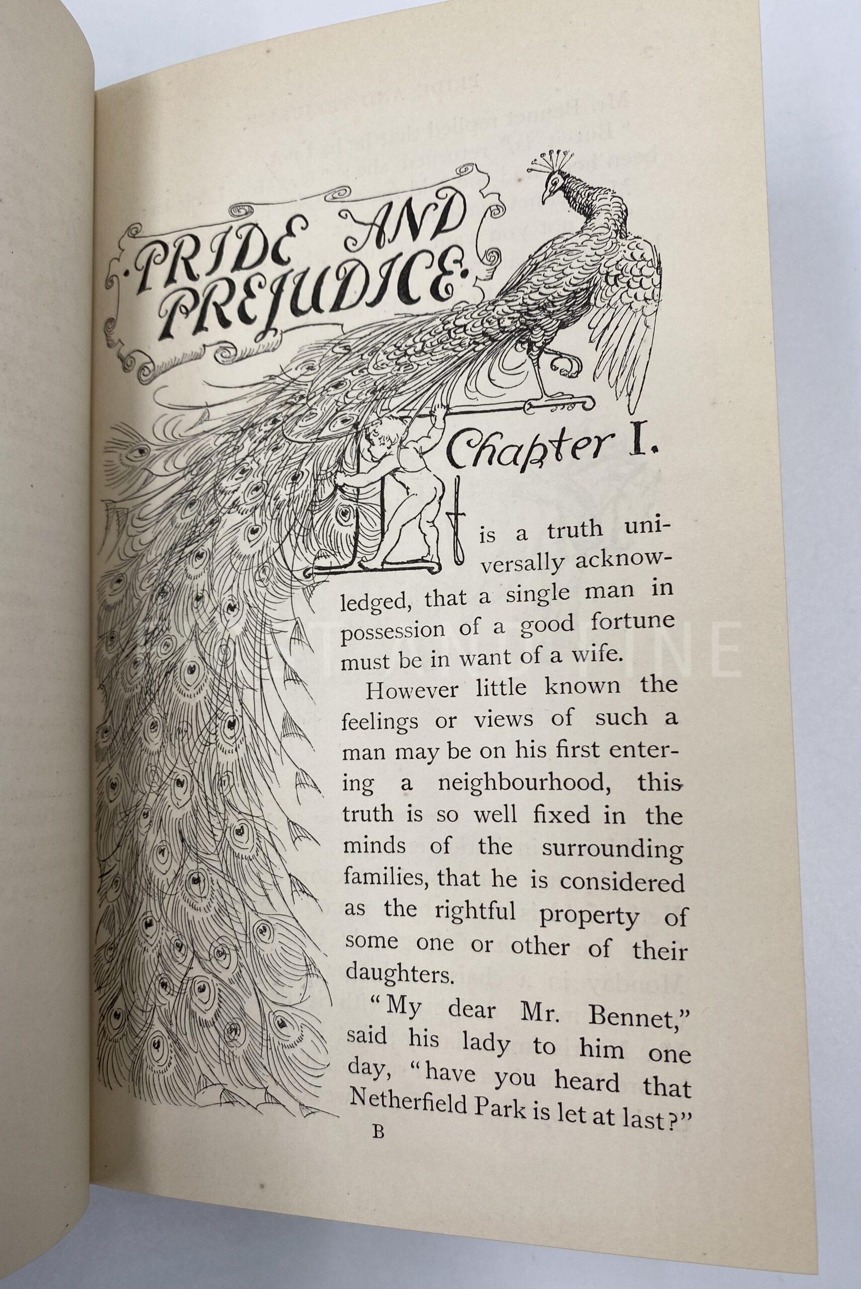 Jane Austen (1894) ‘Pride and Prejudice‘, UK Peacock first edition - Image 8