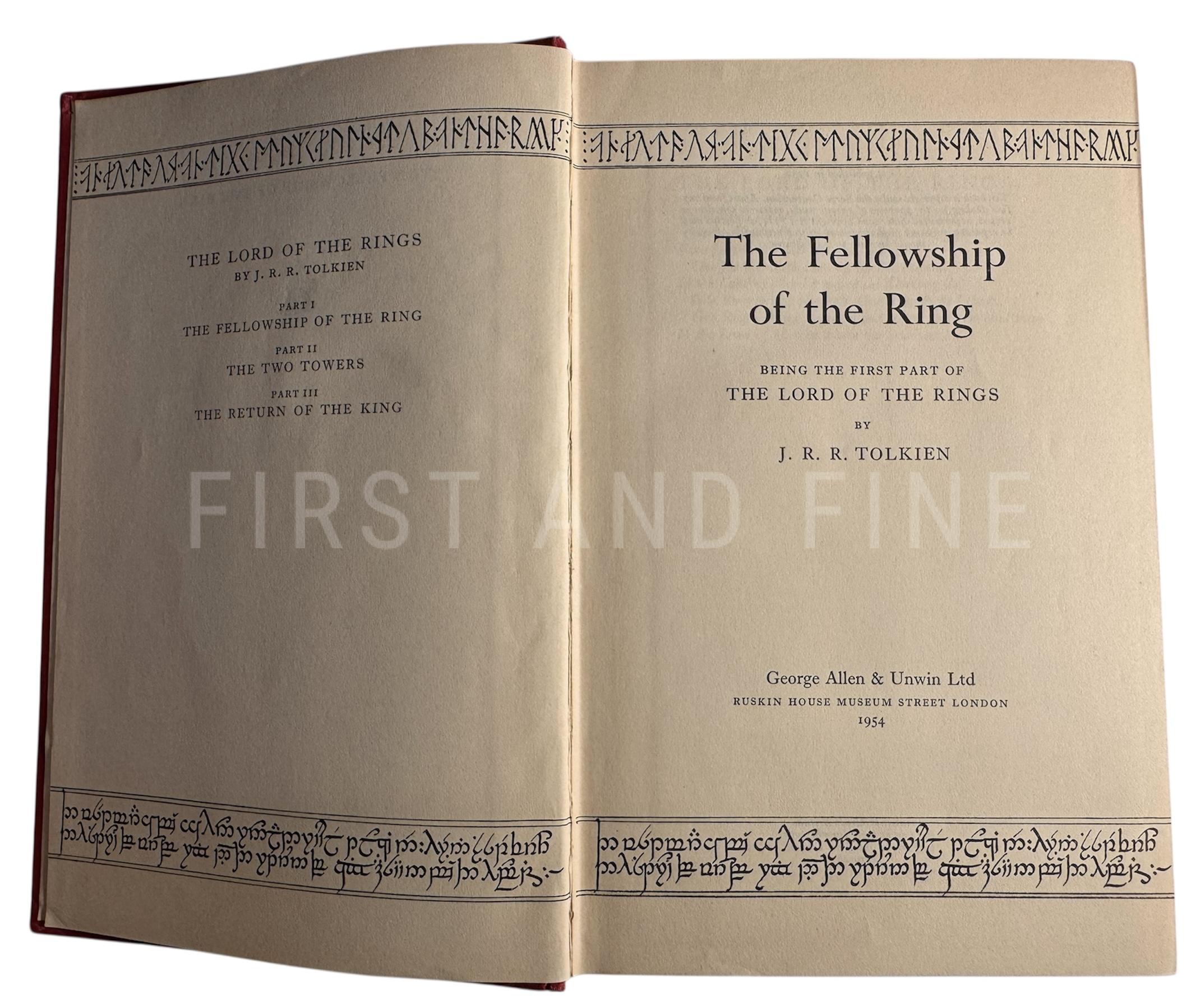 Tolkien (1954-55) 'The Lord of the Rings', UK first edition set - Image 16