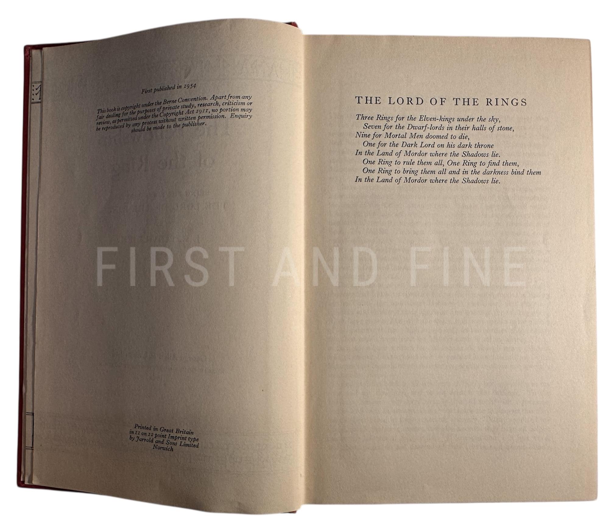 Tolkien (1954-55) 'The Lord of the Rings', UK first edition set - Image 2