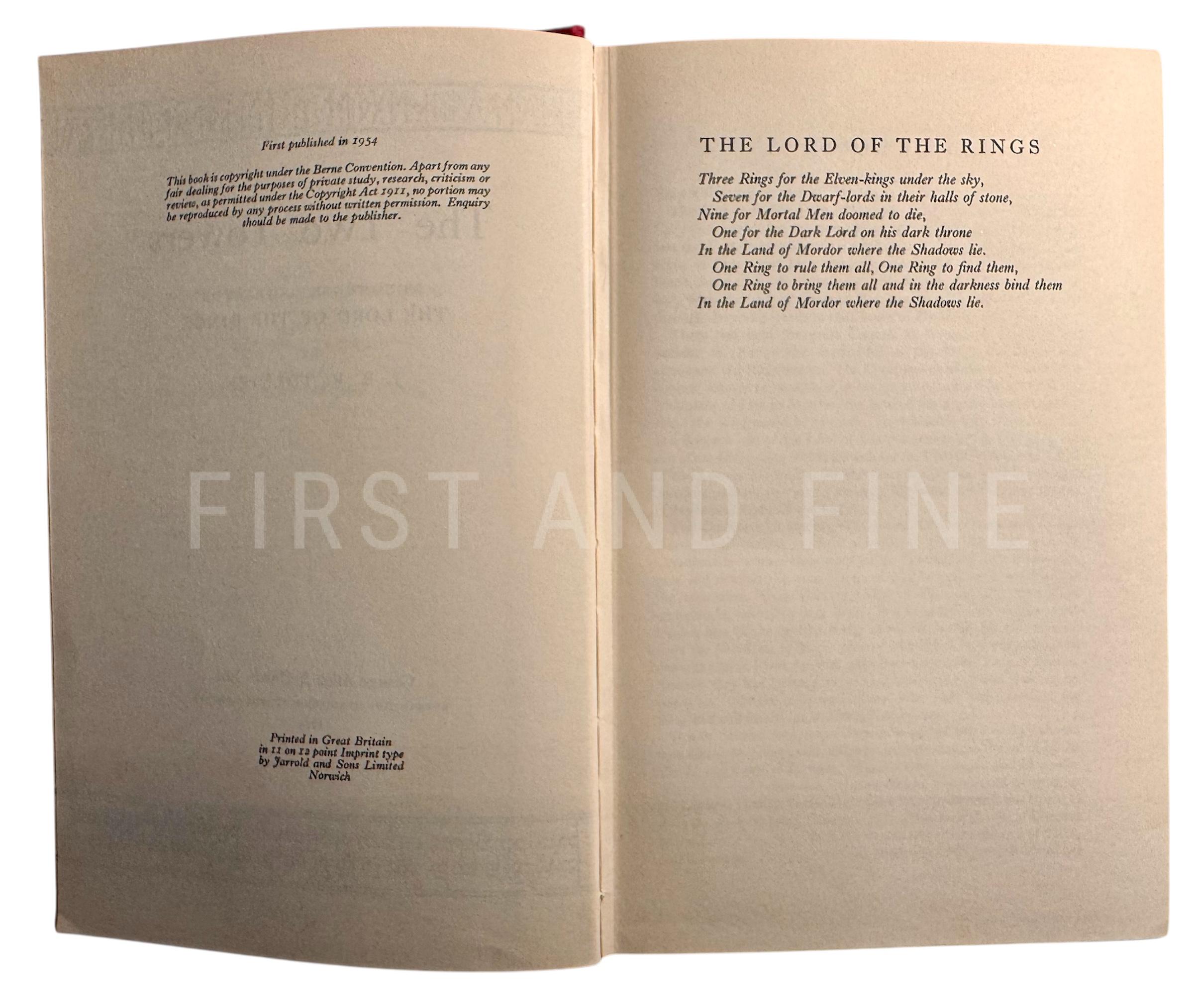 Tolkien (1954-55) 'The Lord of the Rings', UK first edition set - Image 3