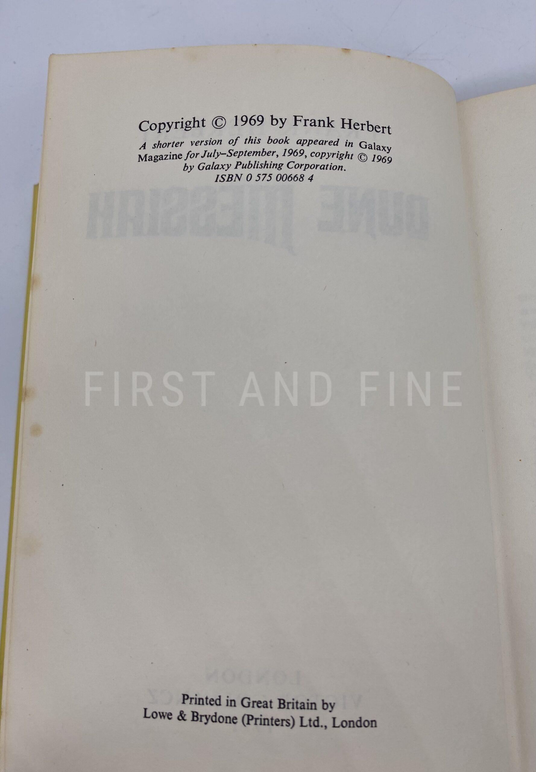 Herbert, Frank (1969) 'Dune Messiah', UK first edition - Image 2