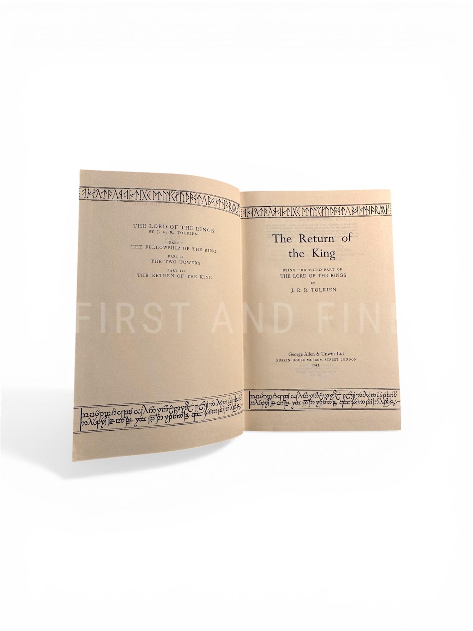 Tolkien (1954-55) 'The Lord of the Rings', UK first edition set - Image 29