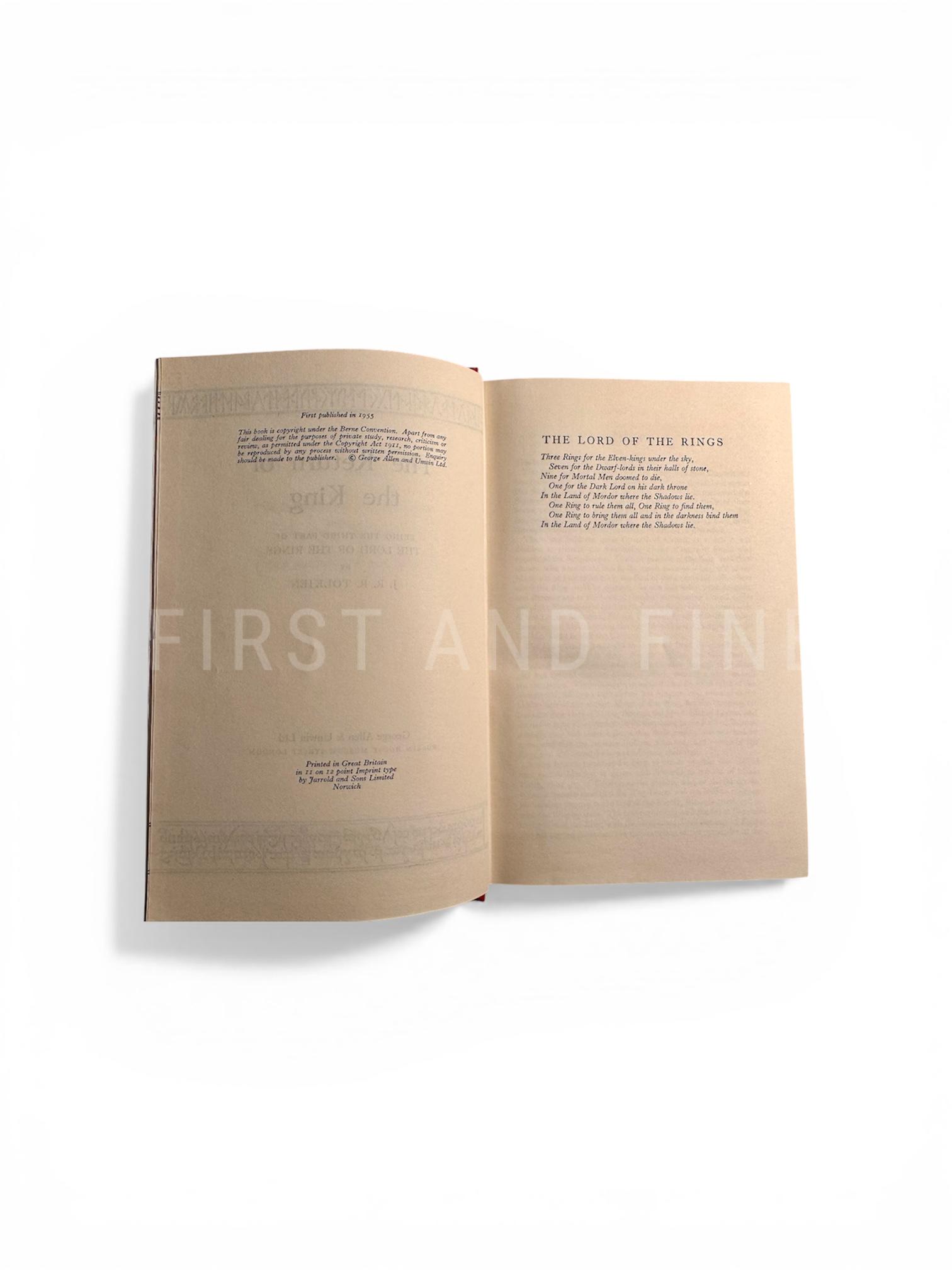 Tolkien (1954-55) 'The Lord of the Rings', UK first edition set - Image 4
