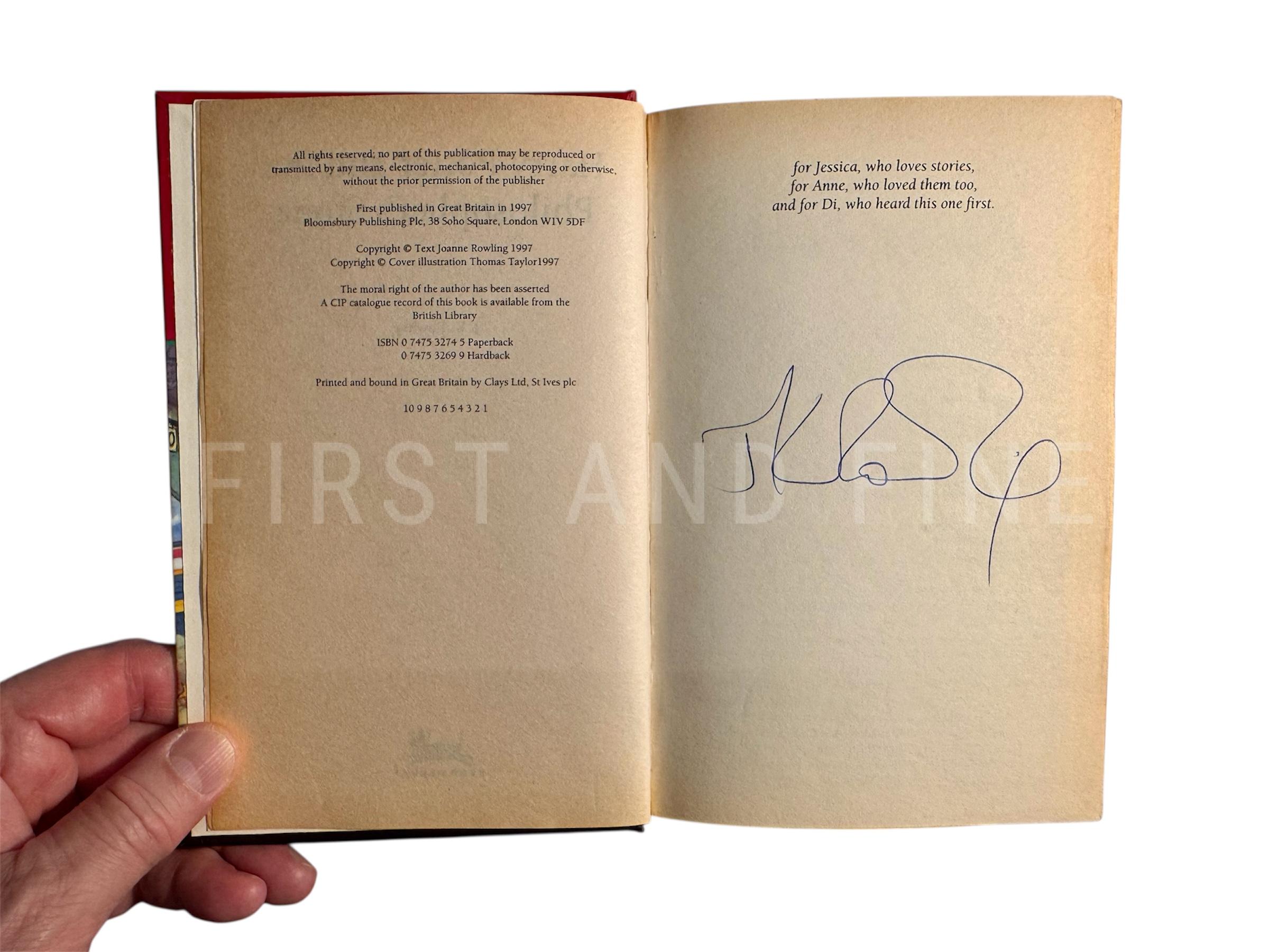 Rowling, J.K. (1997) 'Harry Potter and the Philosopher's Stone', UK signed first edition in hardback - Image 2