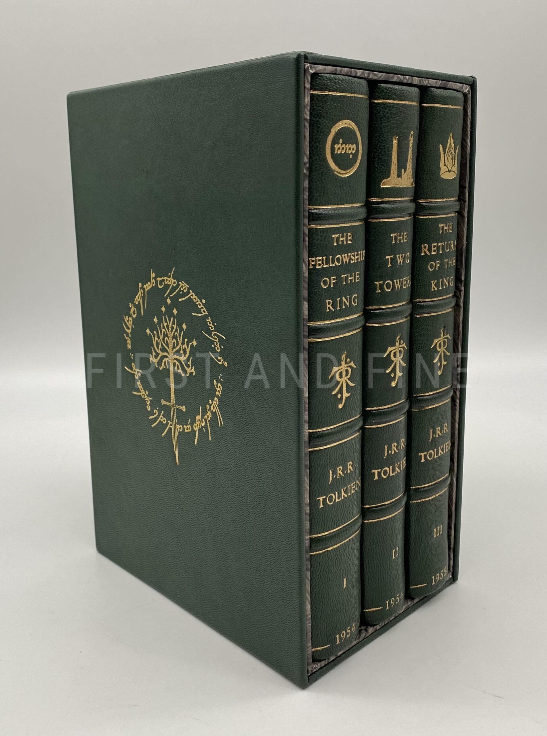 Tolkien, J.R.R. (1954-55) 'The Lord of the Rings', UK first edition set rebound in full leather - Image 11
