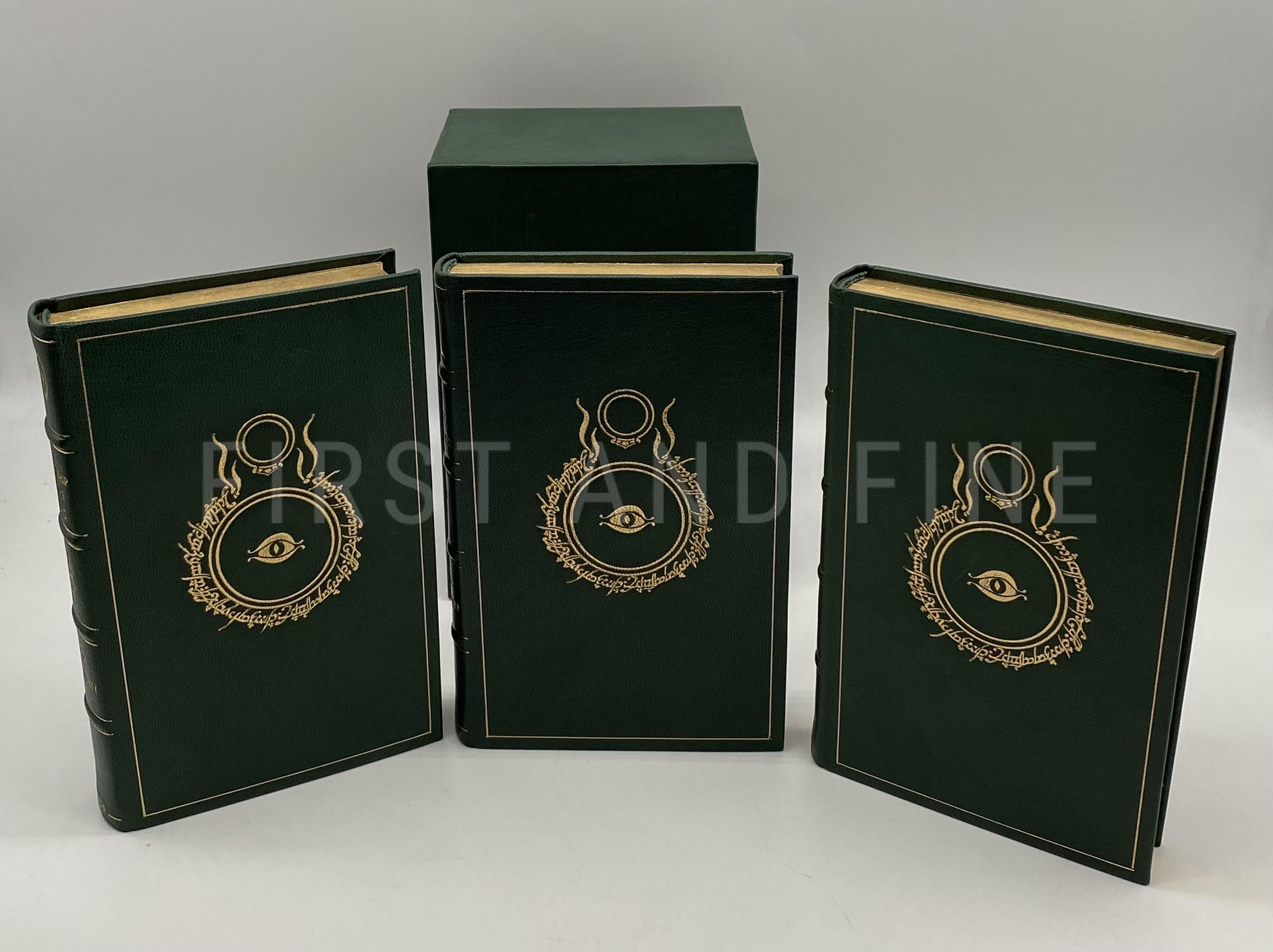 Tolkien, J.R.R. (1954-55) 'The Lord of the Rings', UK first edition set rebound in full leather - Image 6