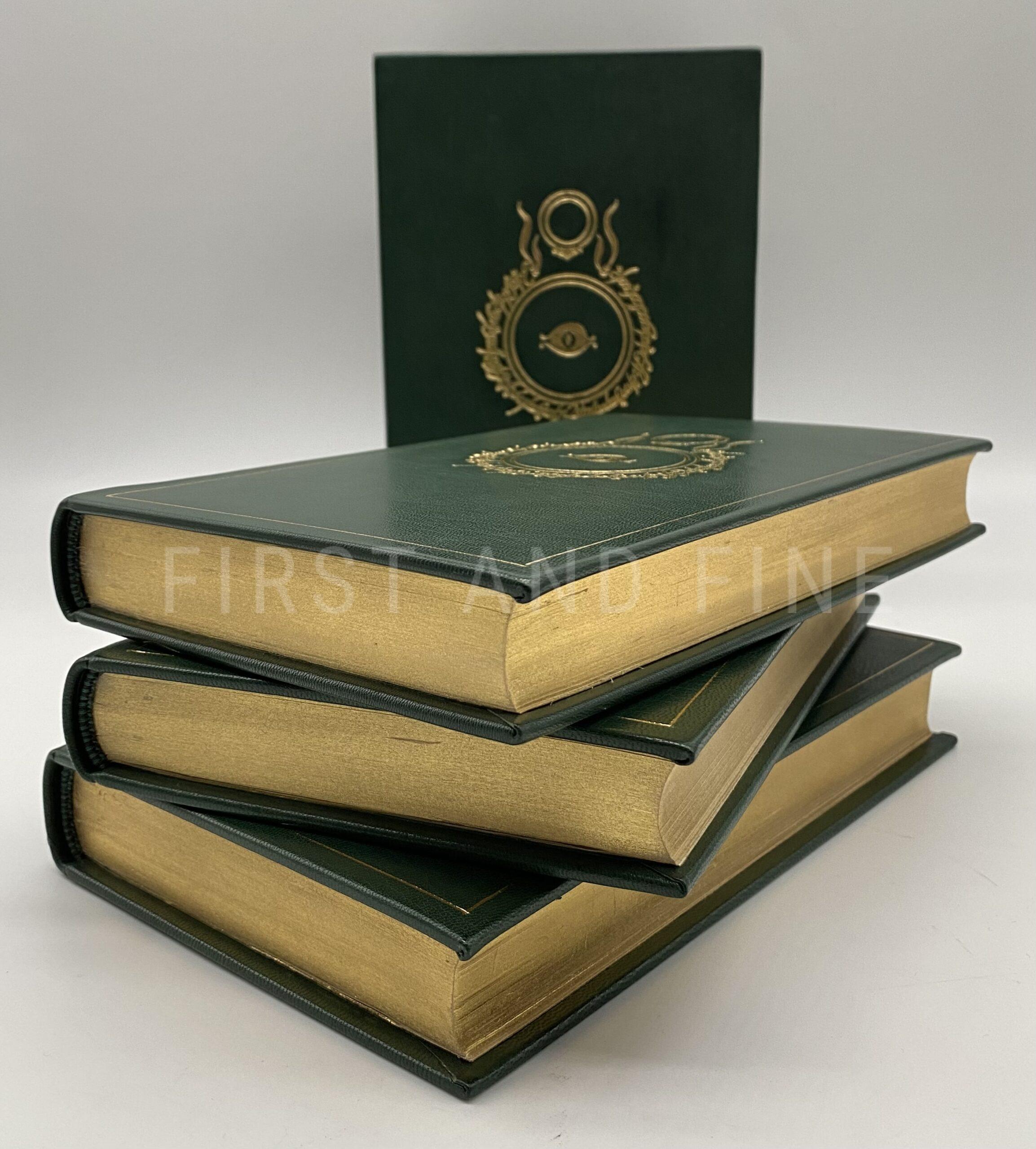 Tolkien, J.R.R. (1954-55) 'The Lord of the Rings', UK first edition set rebound in full leather - Image 9