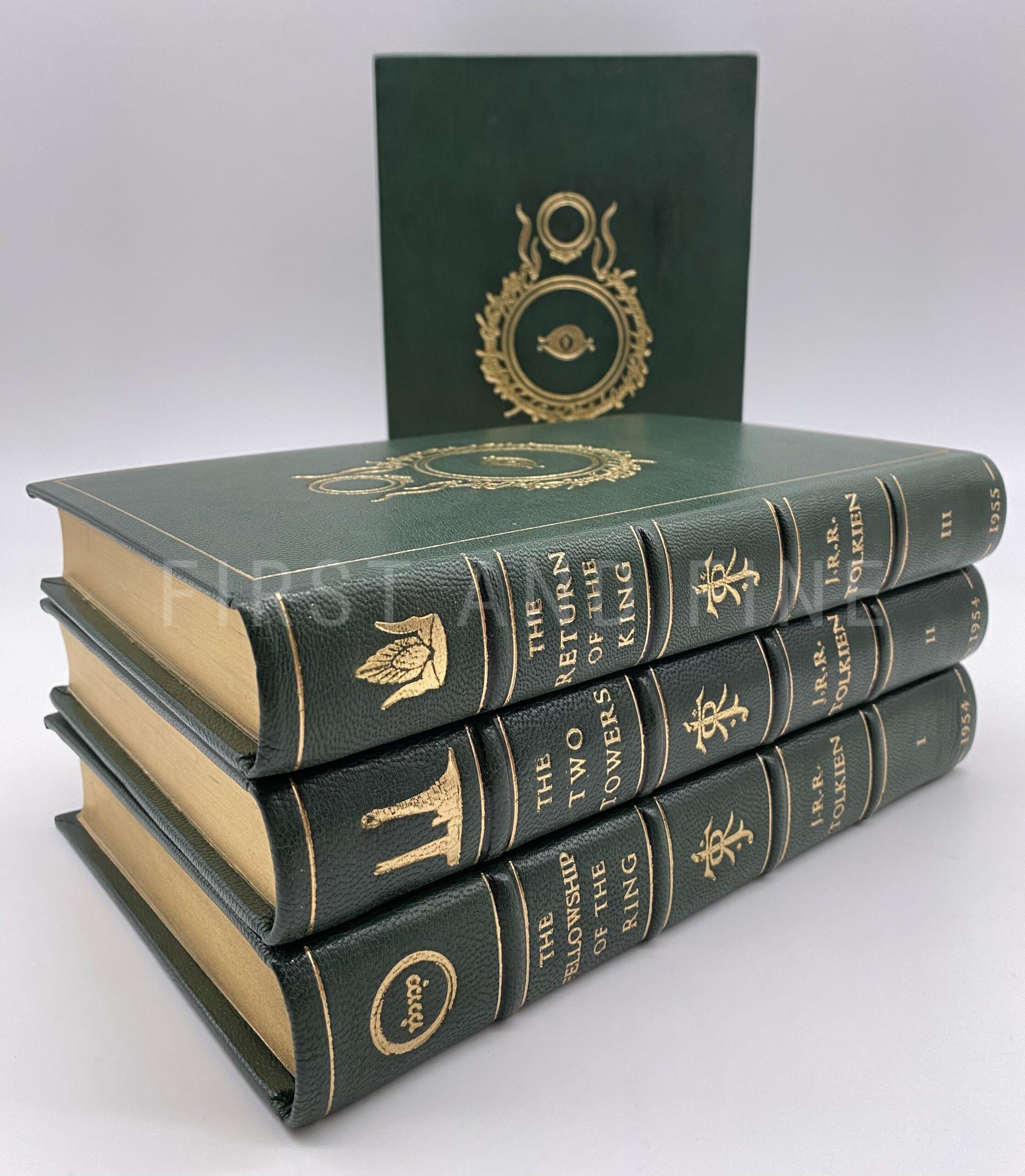 Tolkien, J.R.R. (1954-55) 'The Lord of the Rings', UK first edition set rebound in full leather - Image 8