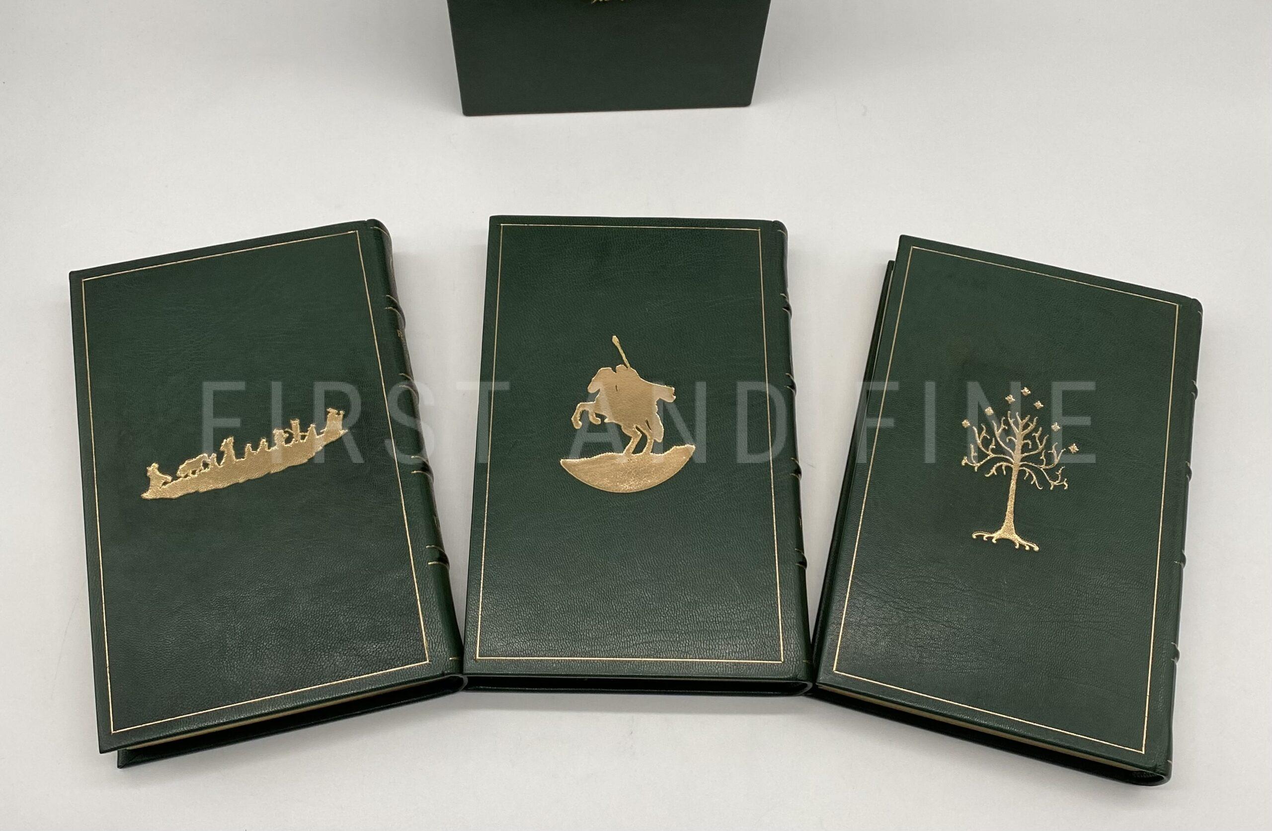 Tolkien, J.R.R. (1954-55) 'The Lord of the Rings', UK first edition set rebound in full leather - Image 7